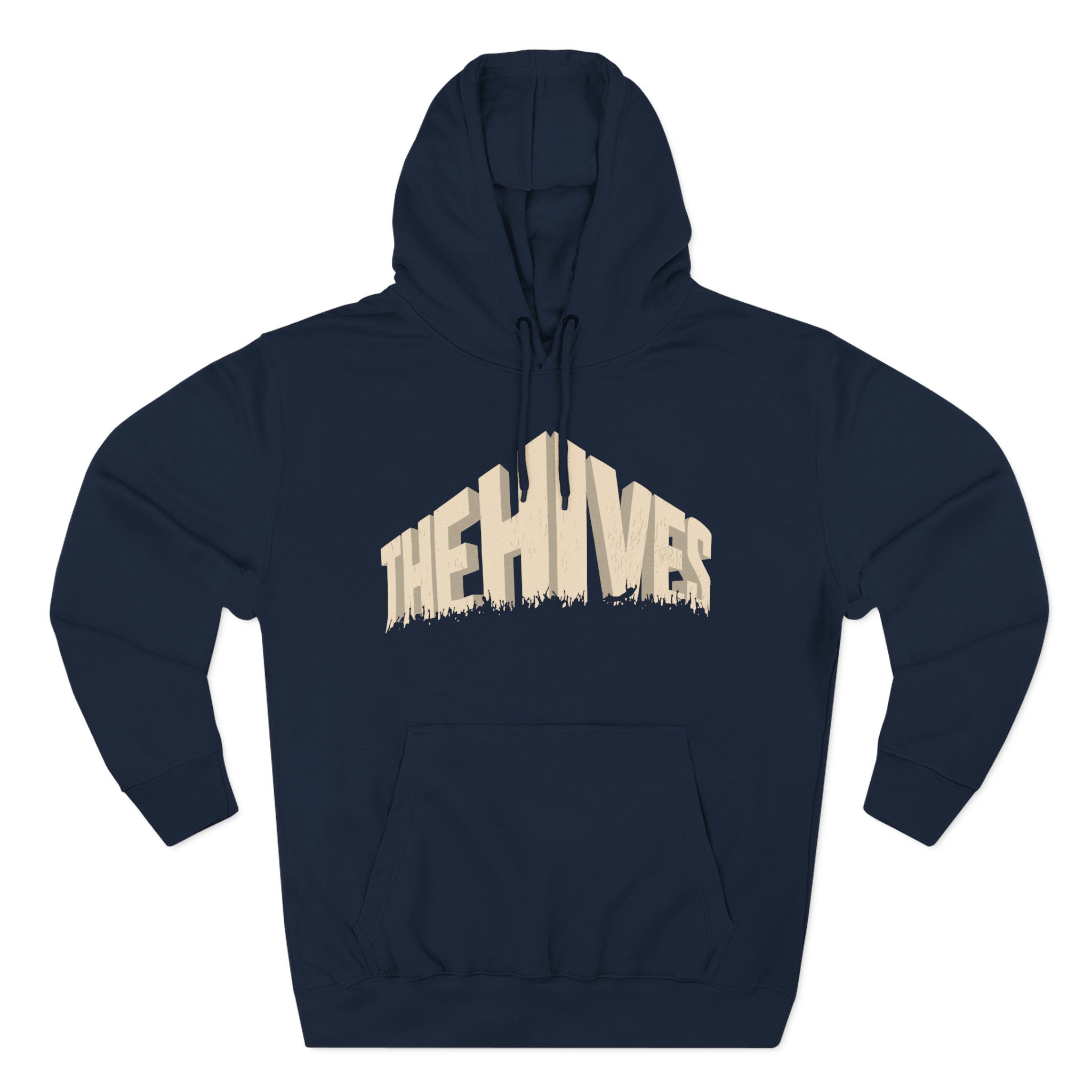 The Hives 3d Hives Logo Three-Panel Fleece Hoodie