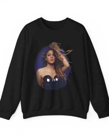 Shakira Sapphire Aura Unisex Heavy Blend™ Crewneck Sweatshirt