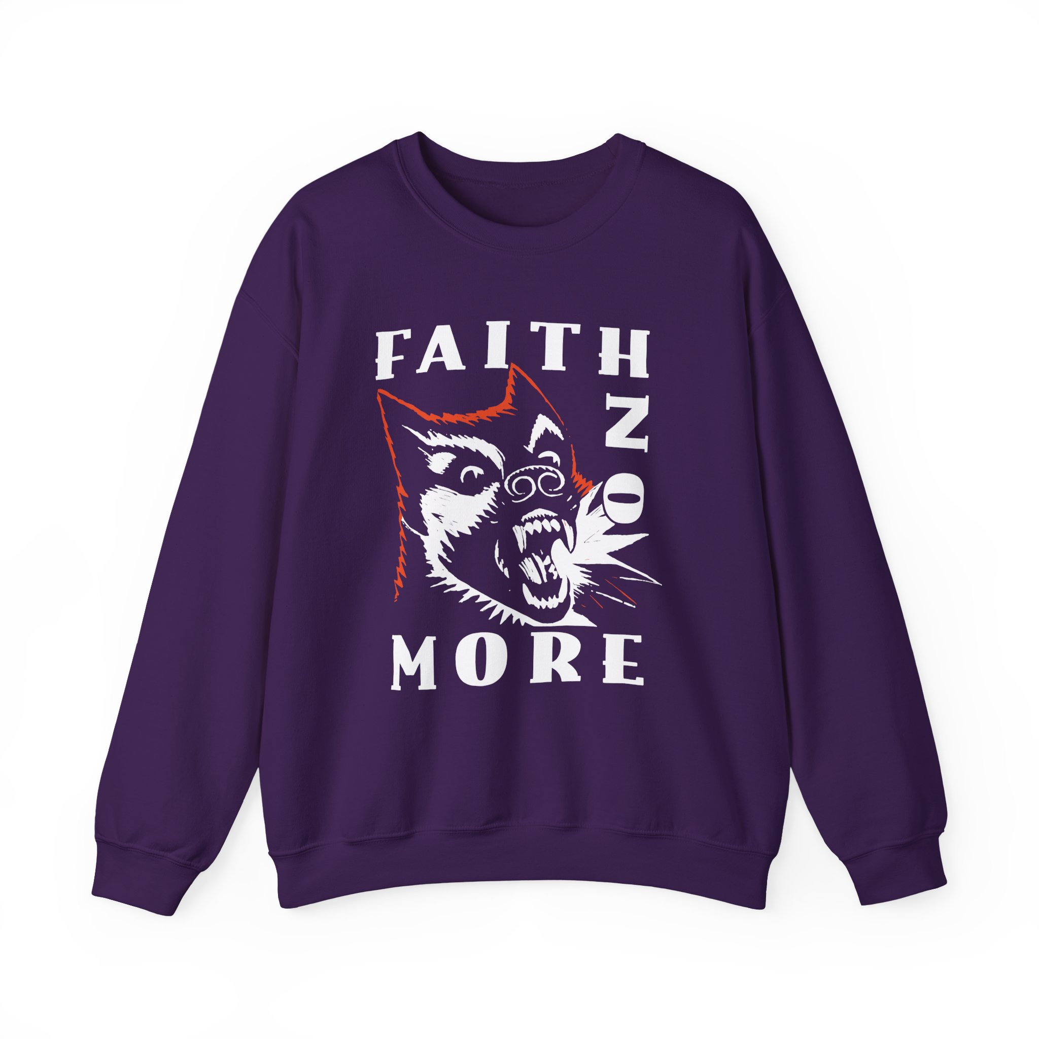 Faith No More Logo Dog Unisex Heavy Blendâ„¢ Crewneck Sweatshirt