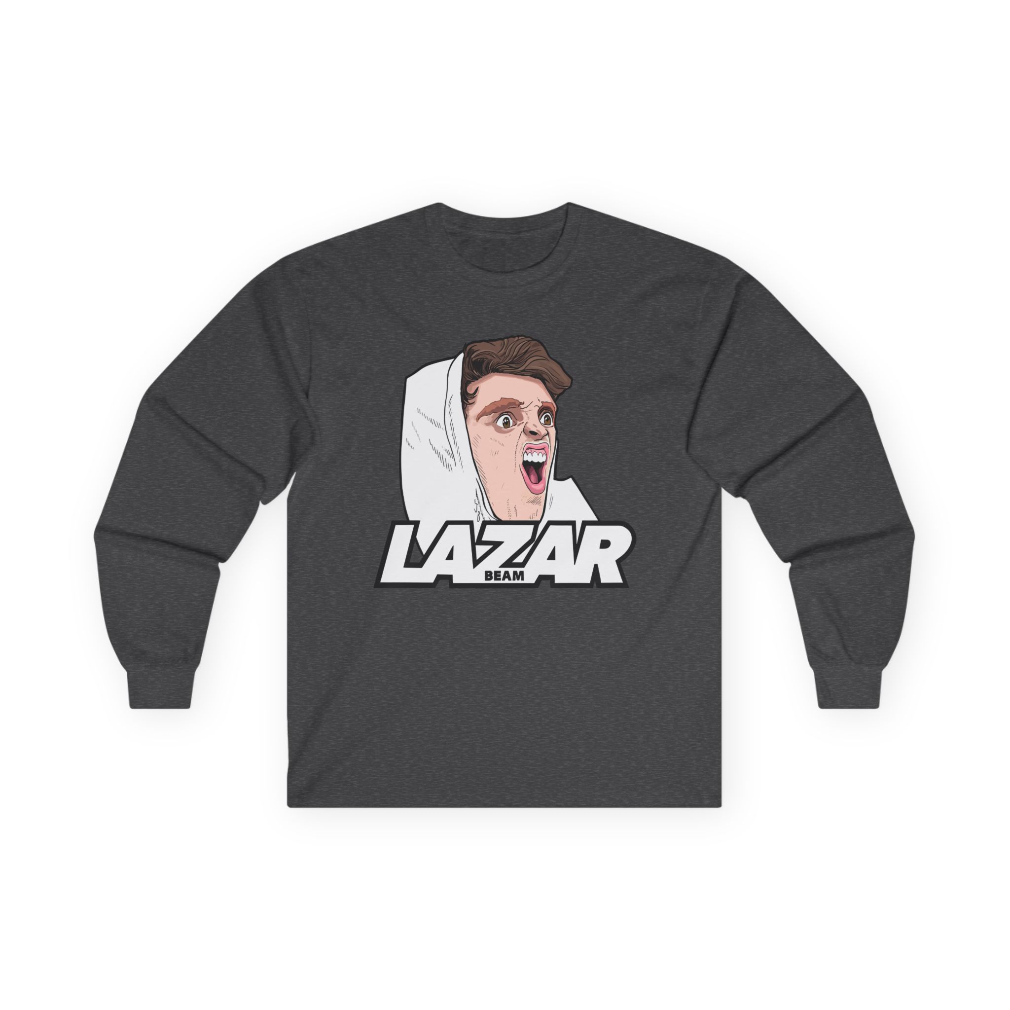 Lazar Silly Face Unisex Ultra Cotton Long Sleeve Tee