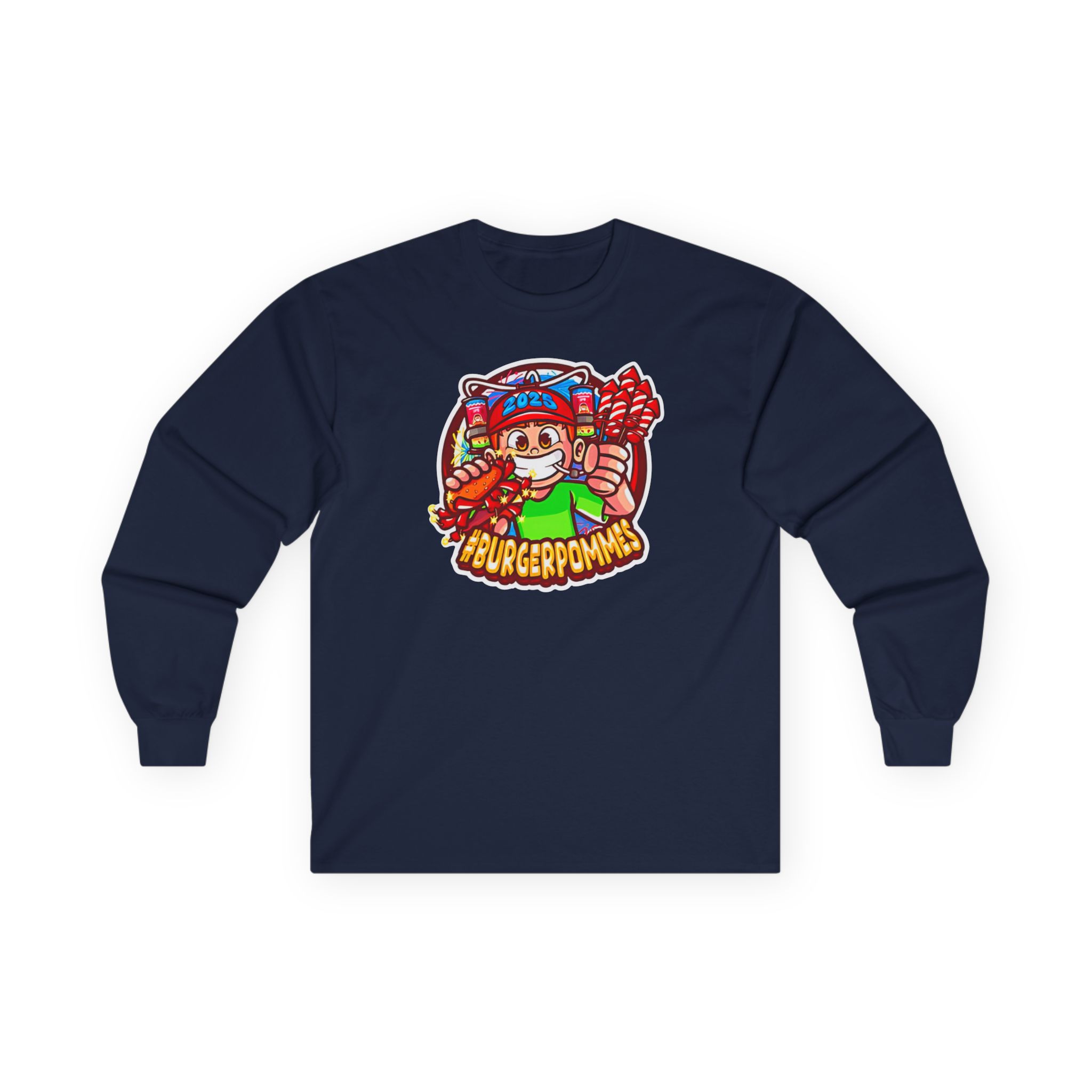 Burger Pommes Unisex Ultra Cotton Long Sleeve Tee