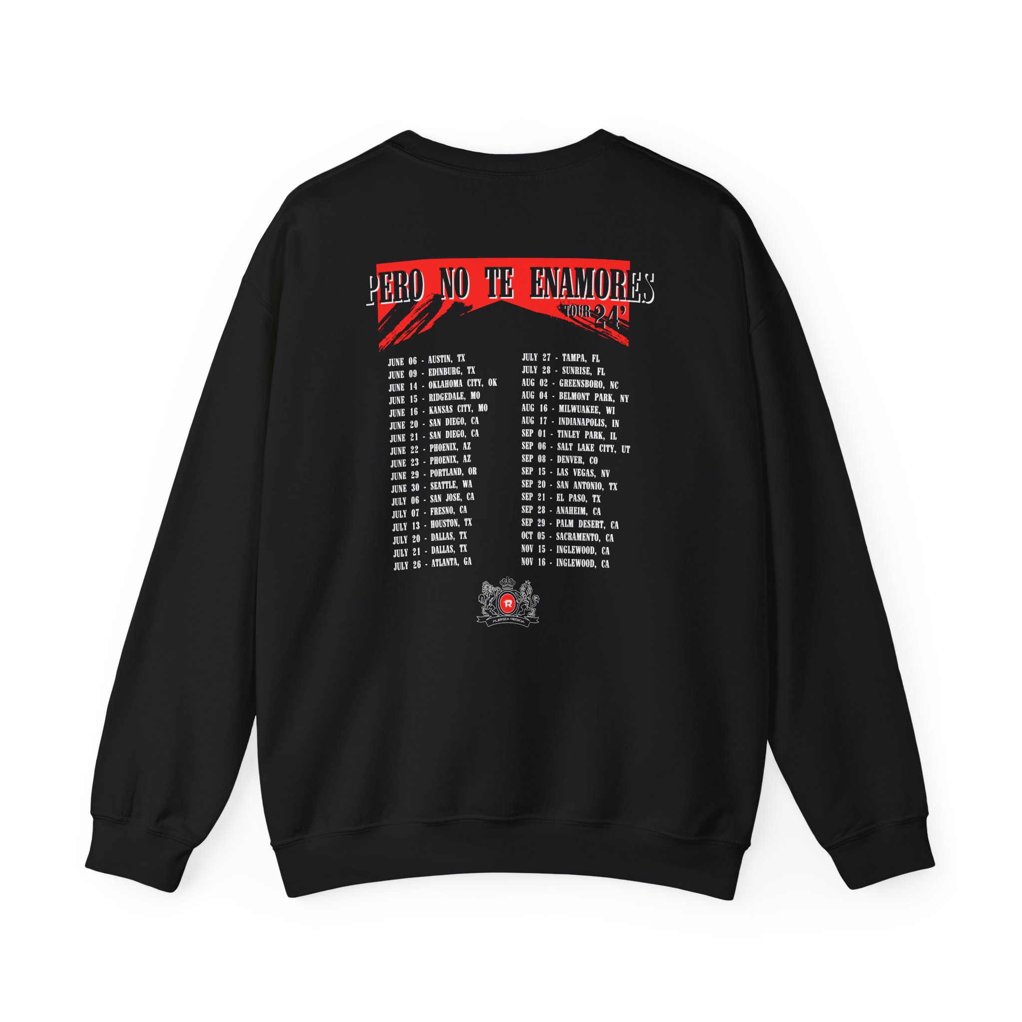 Fuerza Regida Fr Tour Dates Unisex Heavy Blendâ„¢ Crewneck Sweatshirt