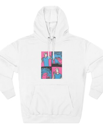 Dan and Phil Playlist 2017 Three-Panel Fleece Hoodie