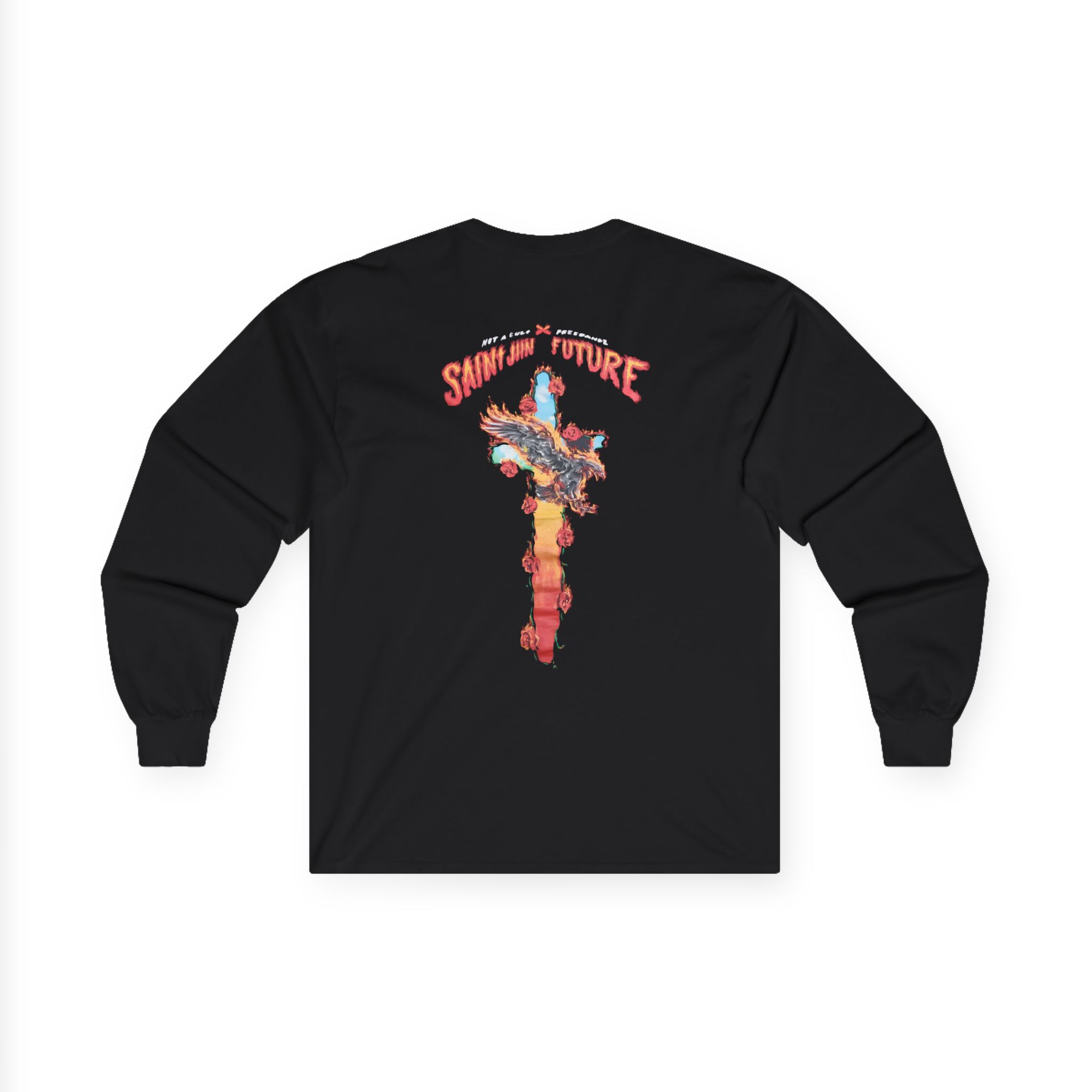Saint Jhn Not a Cult X Freebandz Roses Unisex Ultra Cotton Long Sleeve Tee