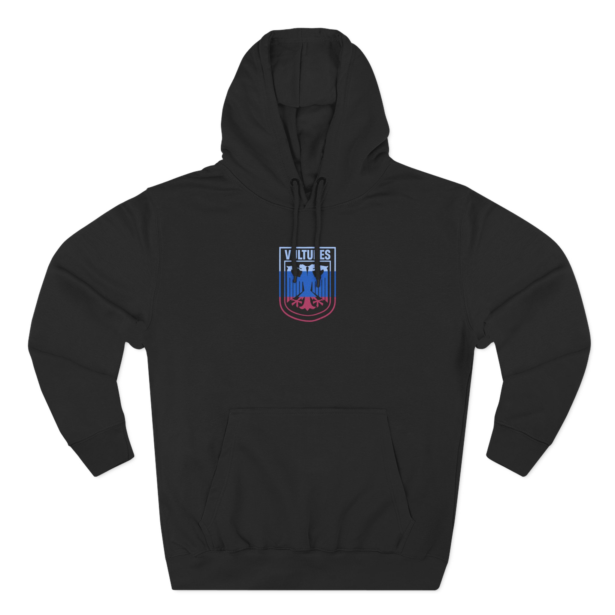 Vultures Three-Panel Fleece Hoodie