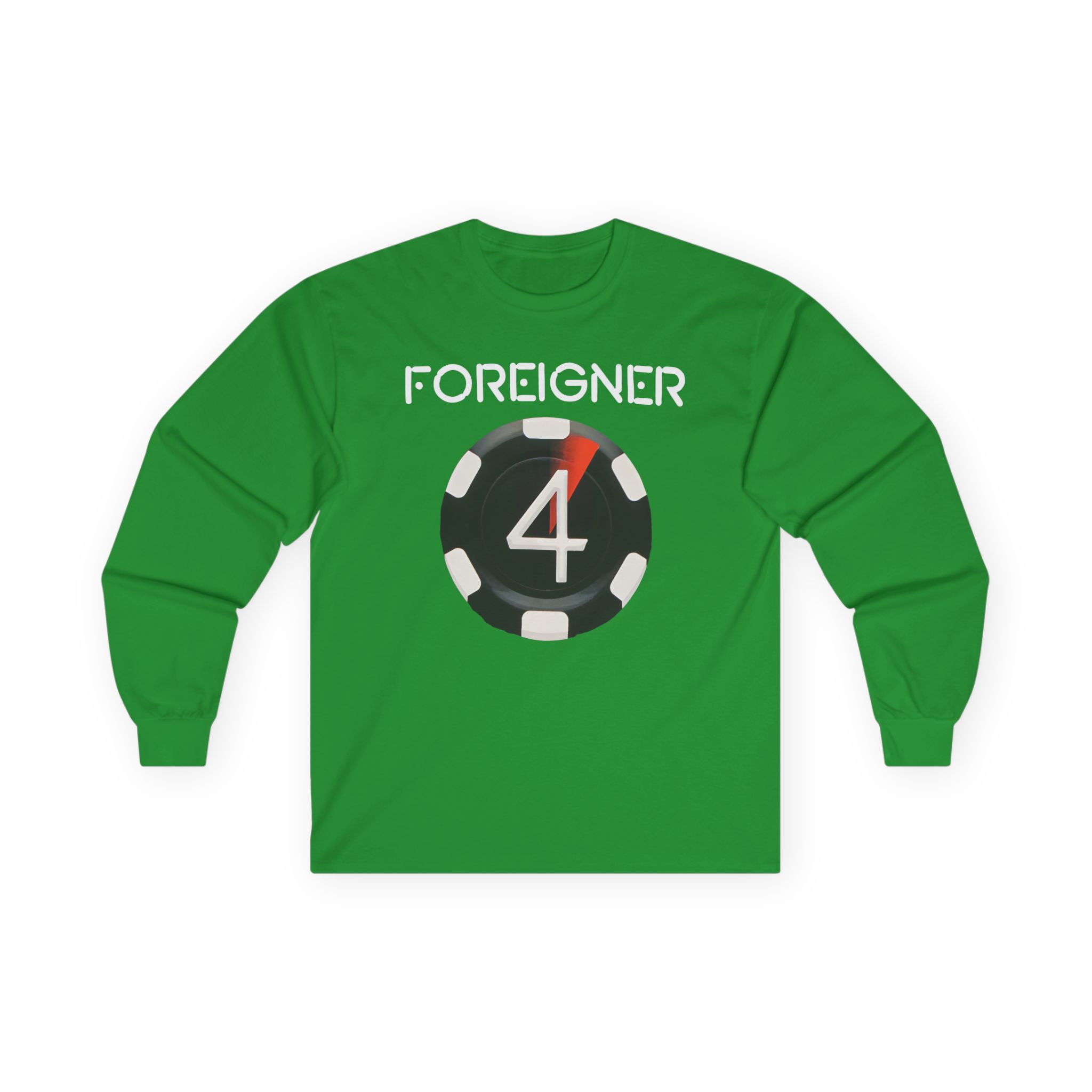 Foreigner 4 Poker Chip Unisex Ultra Cotton Long Sleeve Tee