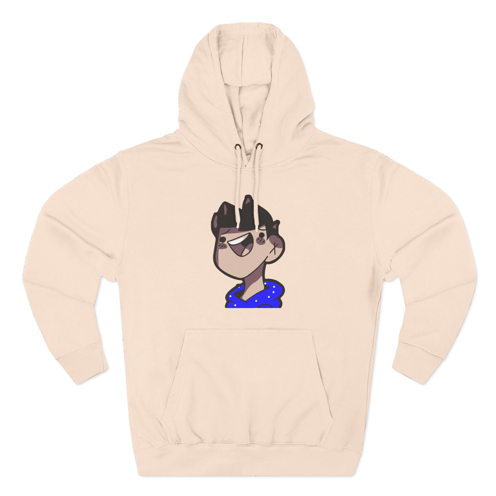 Clix Three-Panel Fleece Hoodie