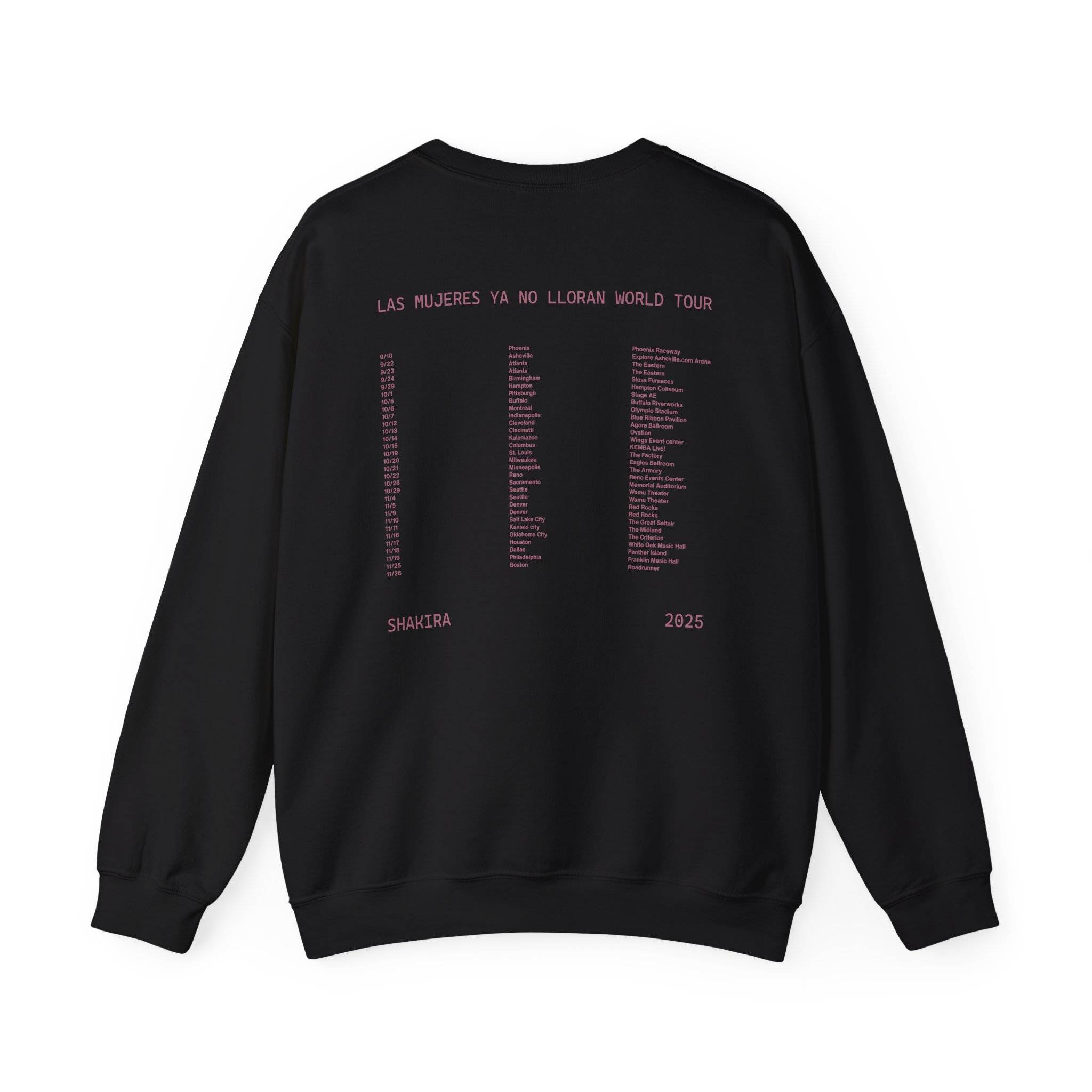 Shakira LMYNL World Tour Unisex Heavy Blendâ„¢ Crewneck Sweatshirt