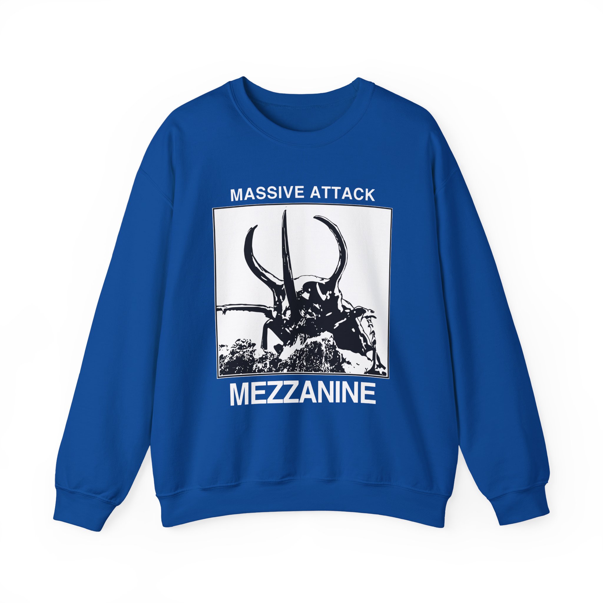 Massive Attack Mezzanine Unisex Heavy Blendâ„¢ Crewneck Sweatshirt