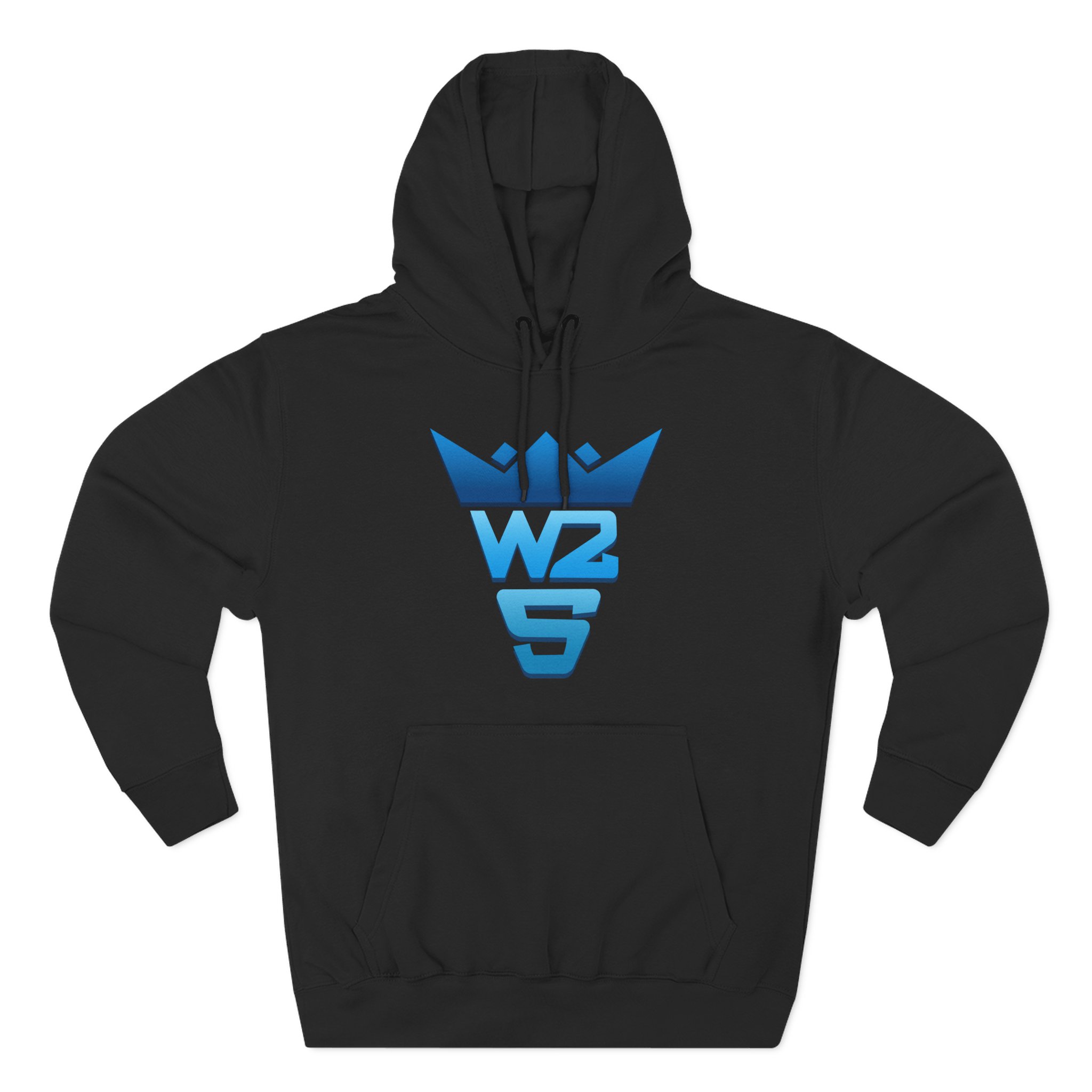 Zerkaa W2s Logo Three-Panel Fleece Hoodie