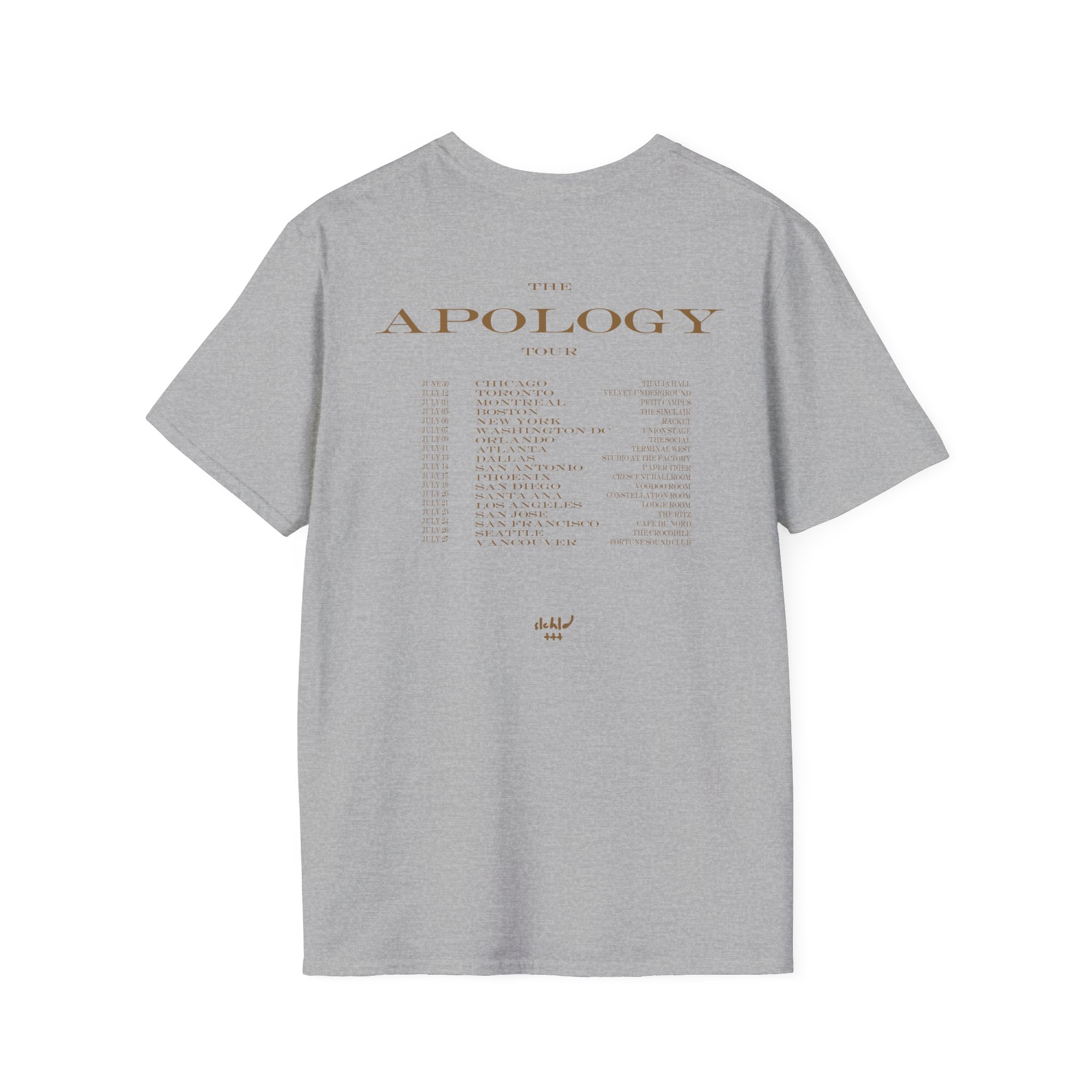 Wave to Earth Slchld 'apology' Na Tour Unisex Softstyle T-Shirt
