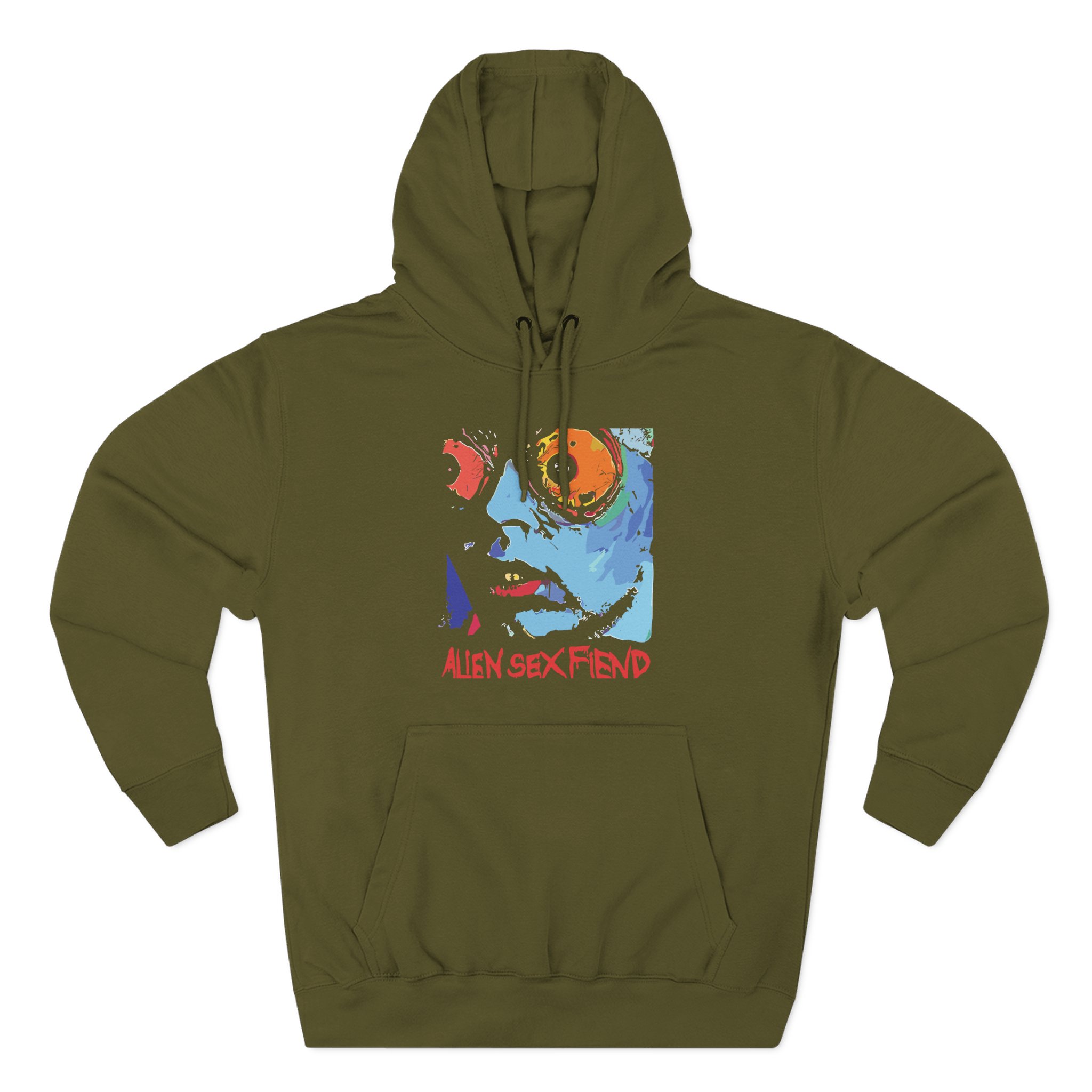 Alien Sex Fiend Acid Bath Three-Panel Fleece Hoodie