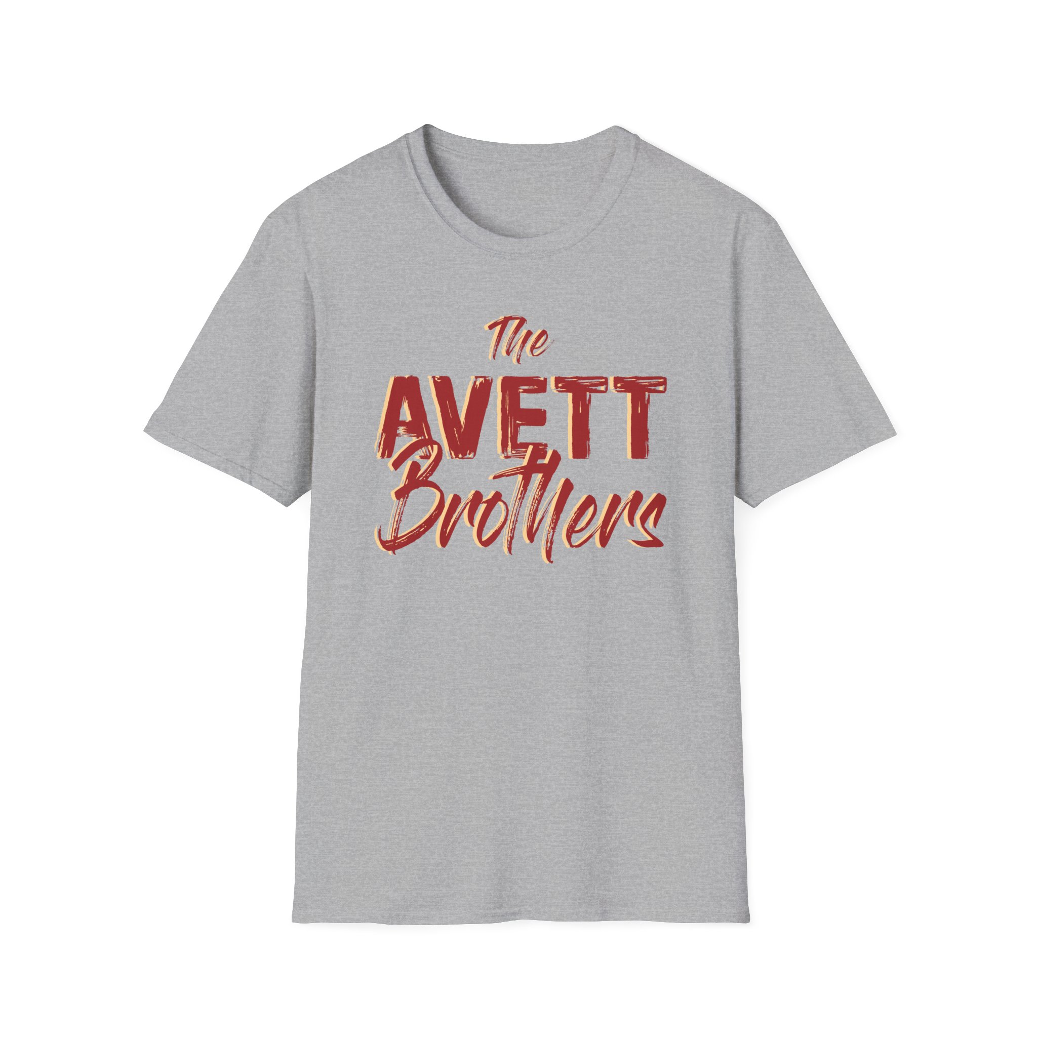 Avett Brothers Painted Sign Logo Unisex Softstyle T-Shirt