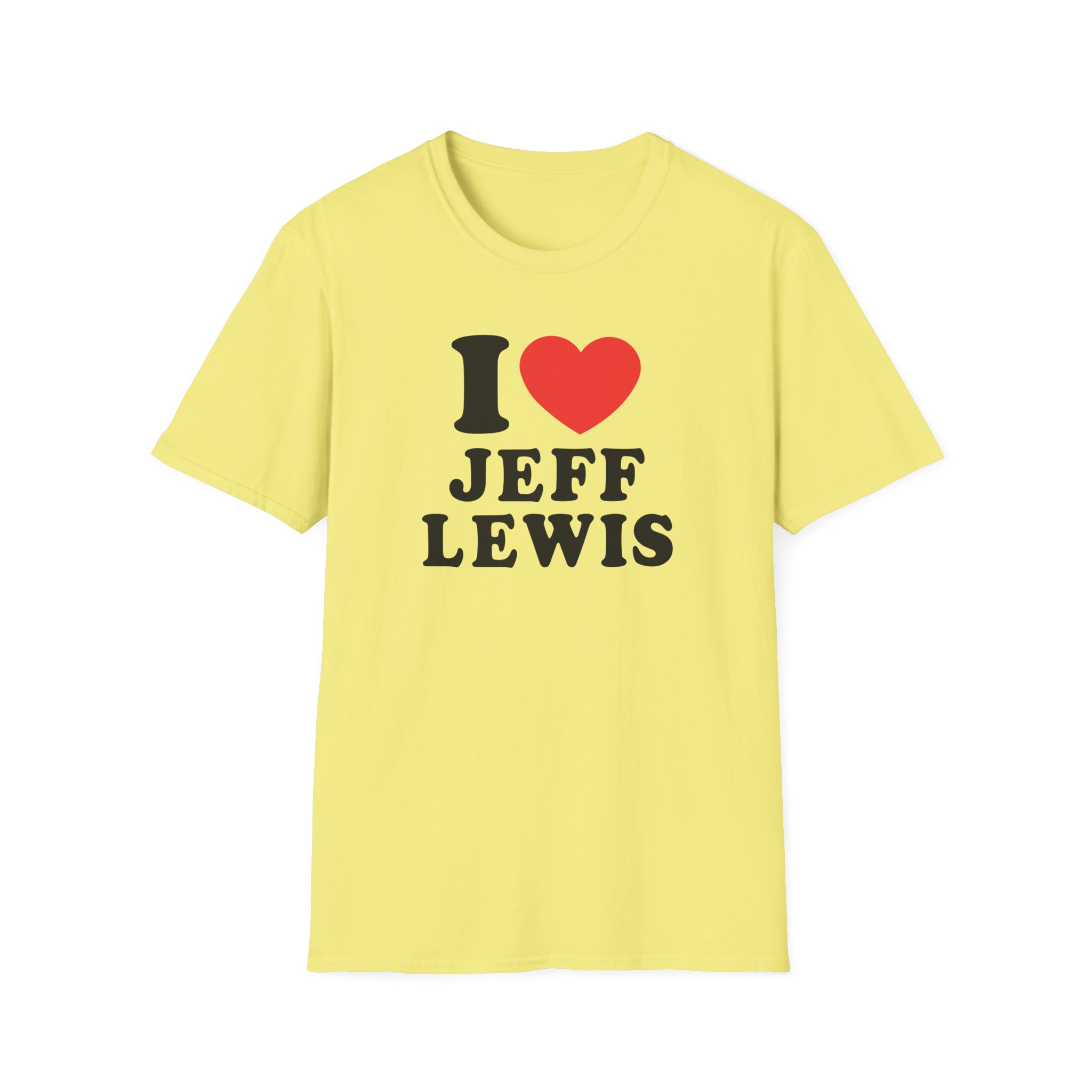 I Love Jeff Lewis Unisex Softstyle T-Shirt