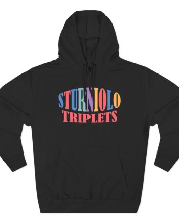 Sturniolo Triplets Trendy Let's Trip Three-Panel Fleece Hoodie
