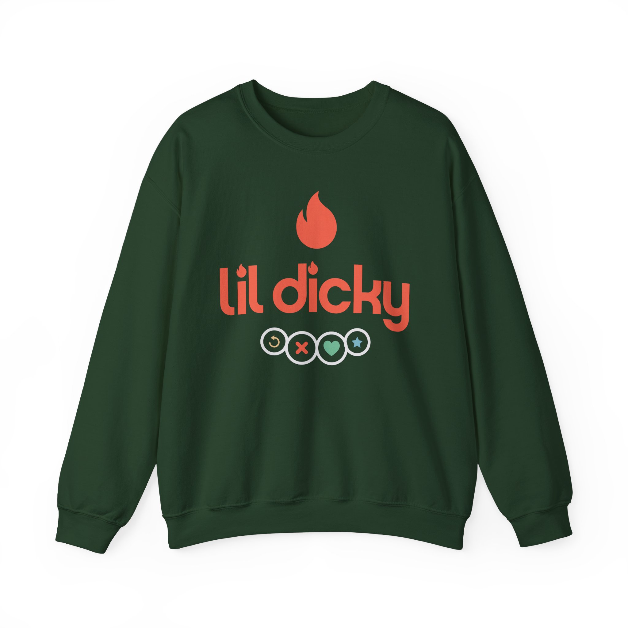Lil Dicky Swipe Right Unisex Heavy Blendâ„¢ Crewneck Sweatshirt