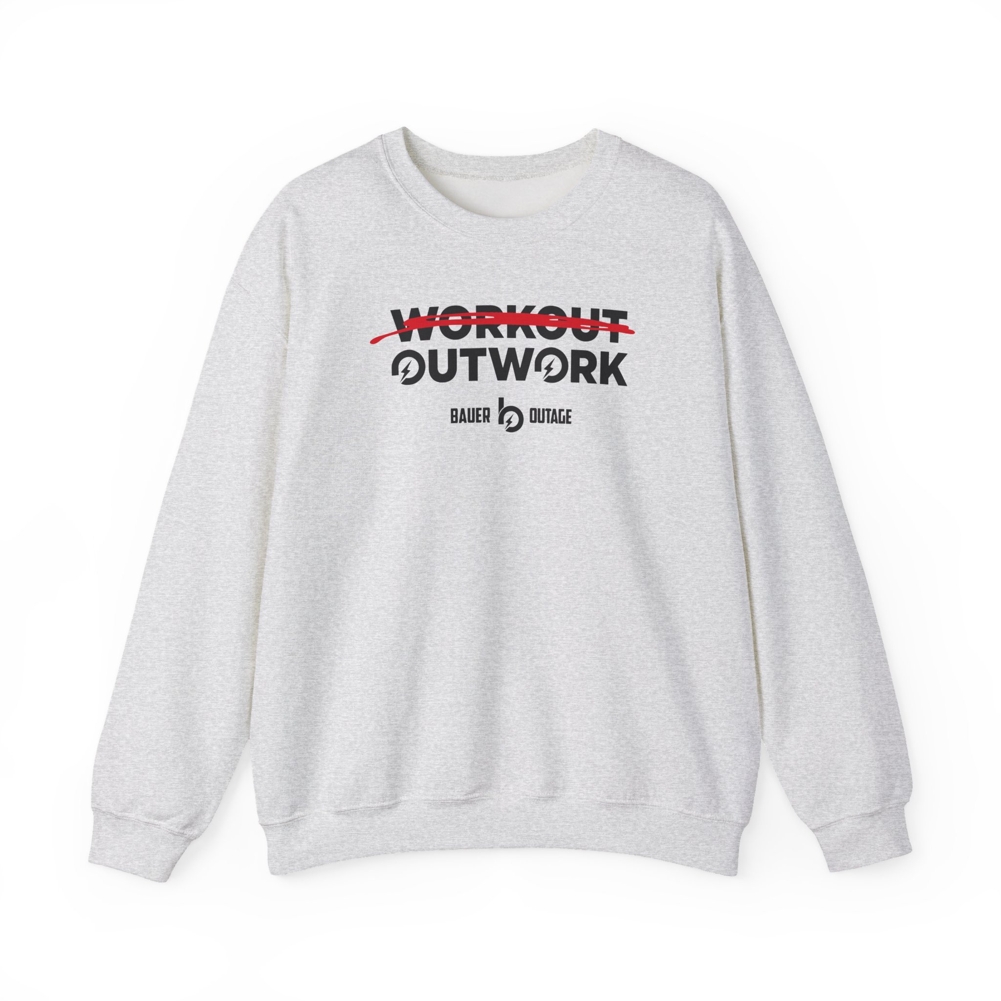 Trevor Bauer Outwork Workout Unisex Heavy Blendâ„¢ Crewneck Sweatshirt