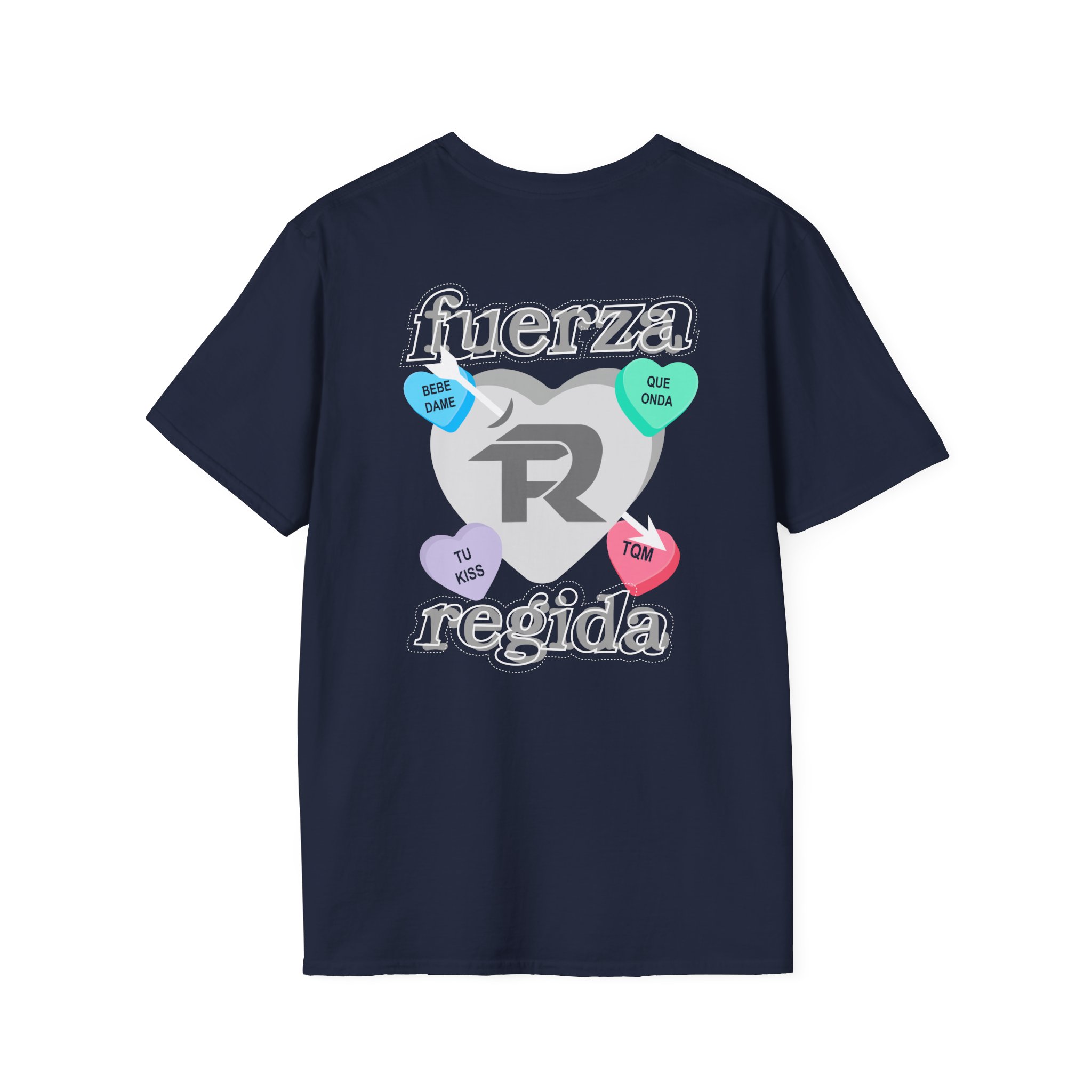 Fuerza Regida Candy Hearts Unisex Softstyle T-Shirt