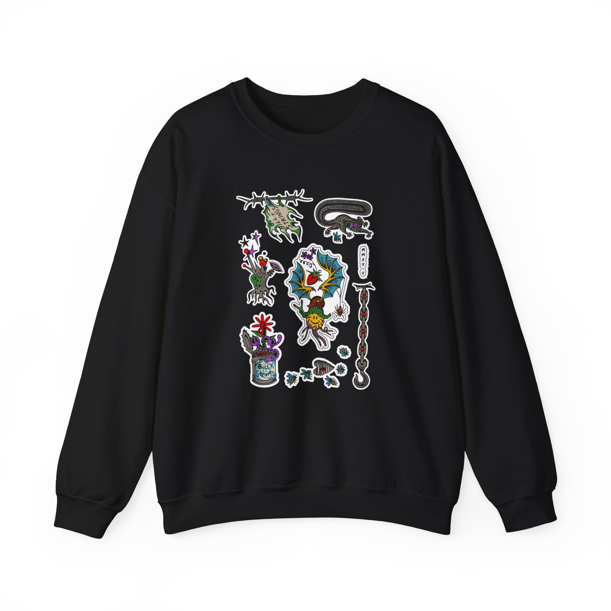 Billy Strings Flash Sheet Unisex Heavy Blendâ„¢ Crewneck Sweatshirt