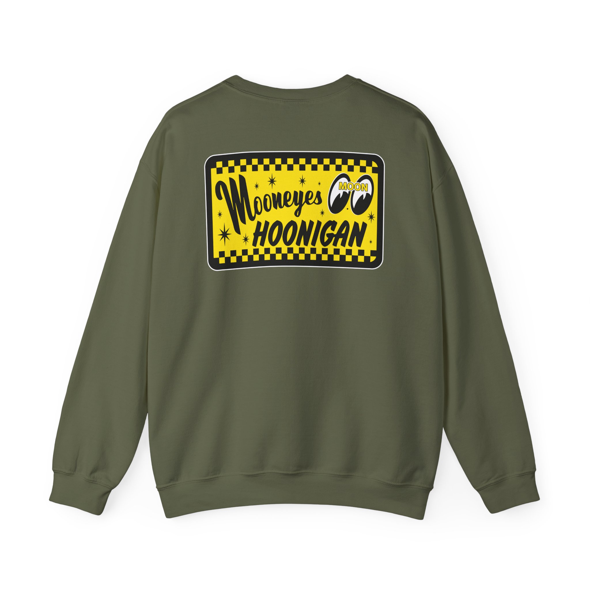 Ken Block Hoonigan X Mooneyes Go With Hoon Unisex Heavy Blendâ„¢ Crewneck Sweatshirt