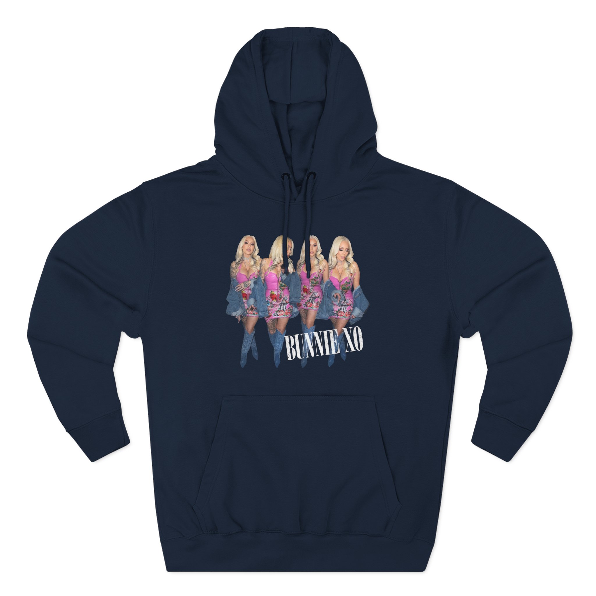 Bunnie Xo Three-Panel Fleece Hoodie