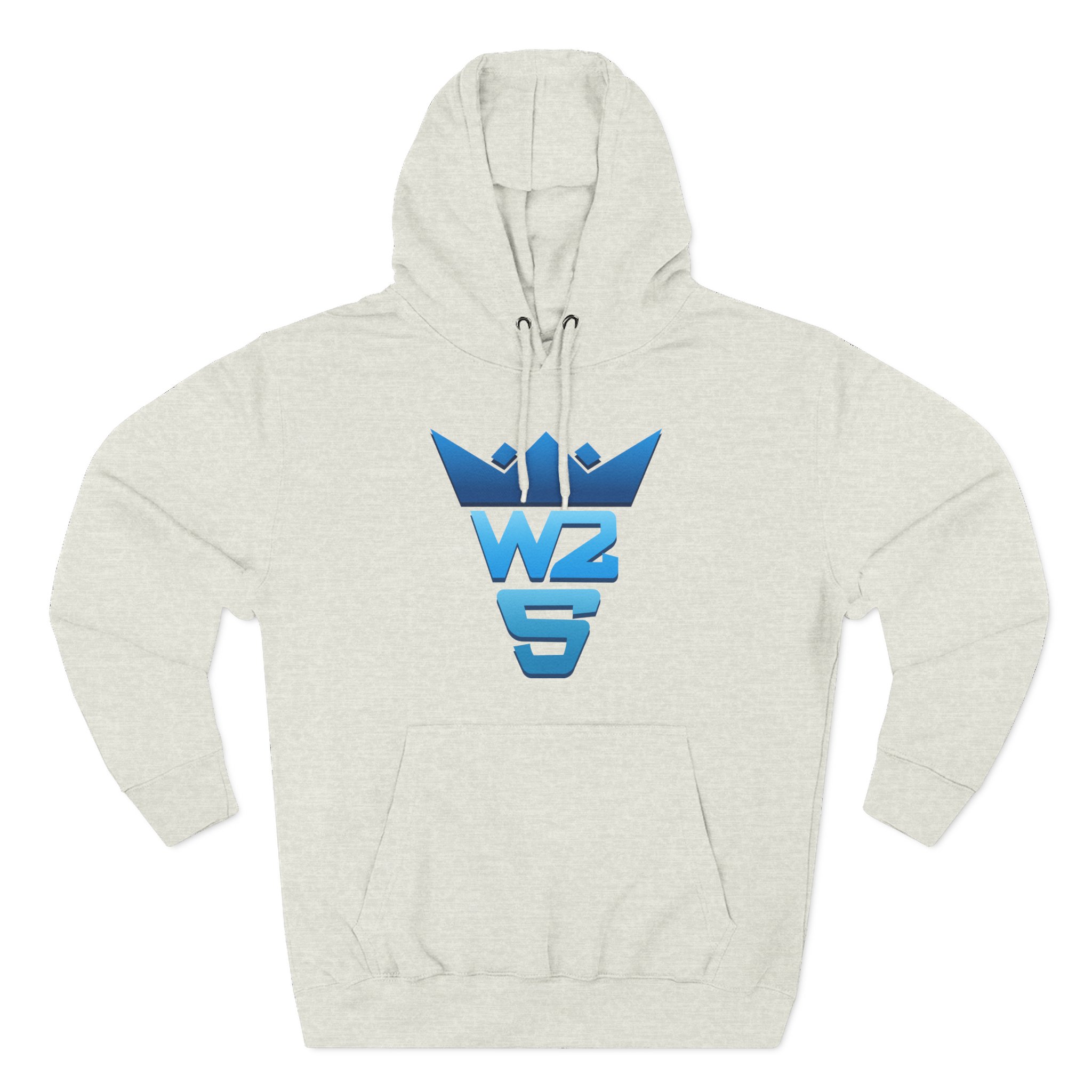 Zerkaa W2s Logo Three-Panel Fleece Hoodie