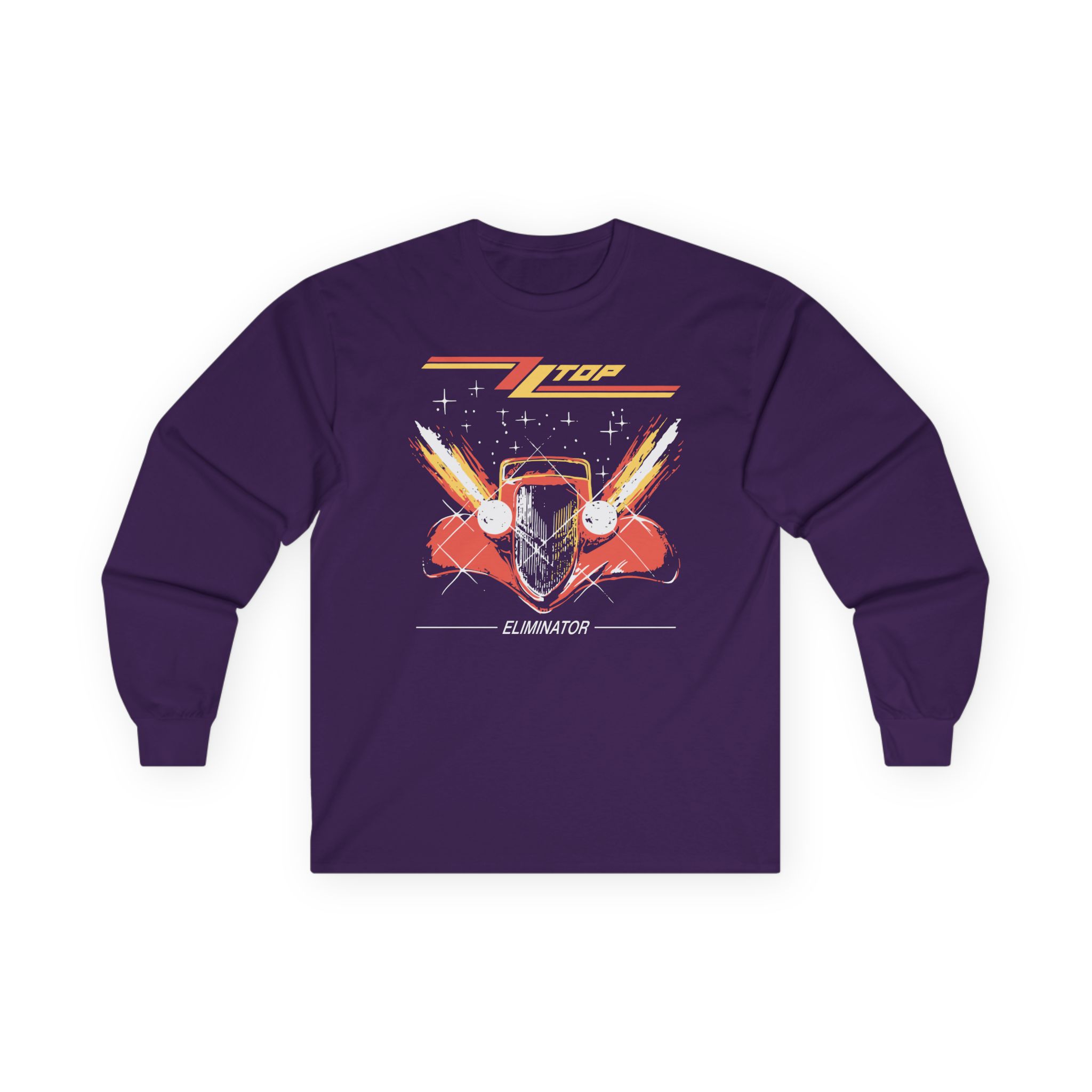 ZZ Top Eliminator Illustrated Unisex Ultra Cotton Long Sleeve Tee