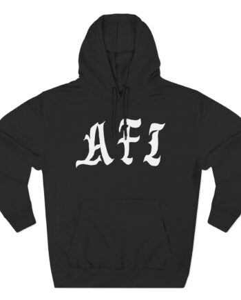 Afi Logo Three-Panel Fleece Hoodie