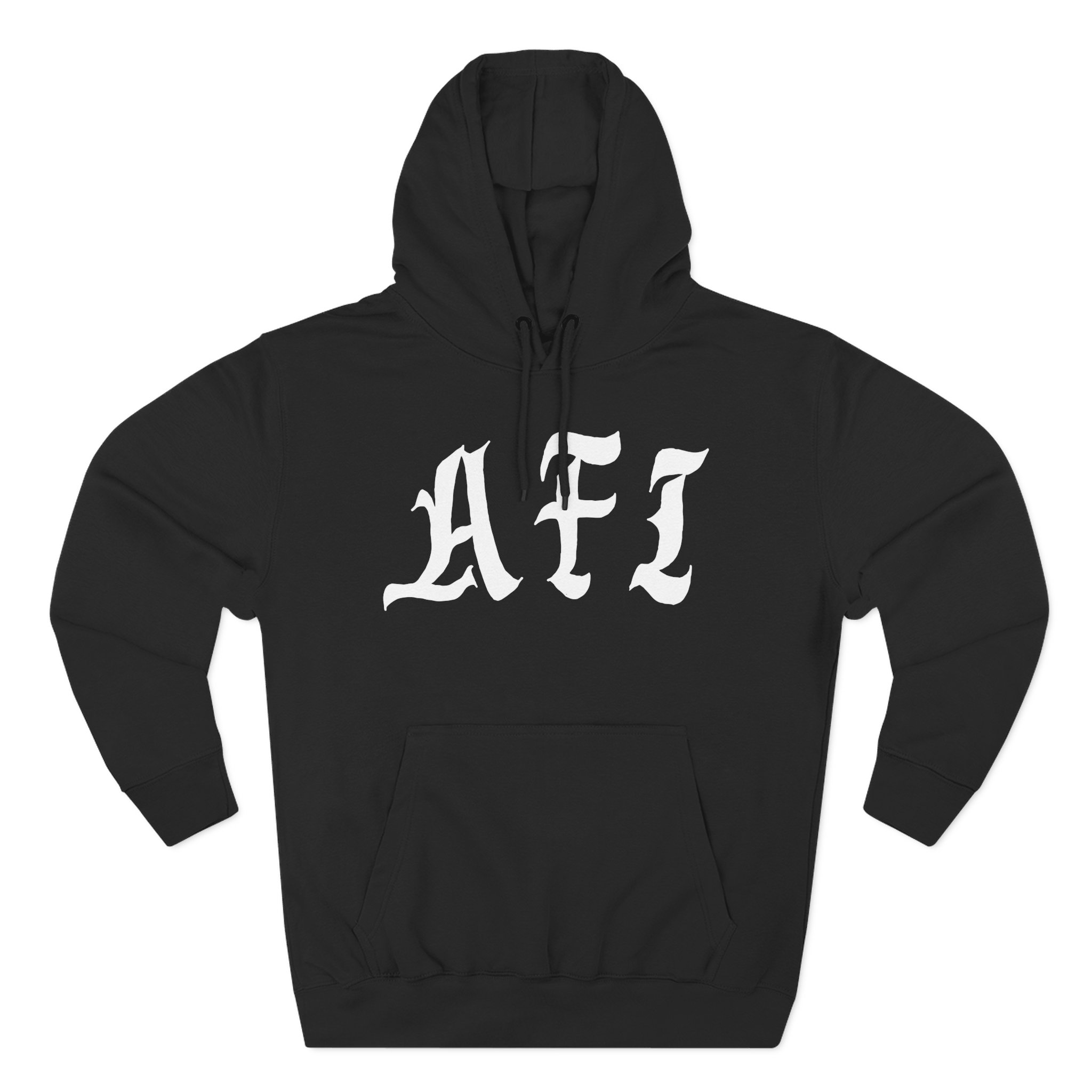 Afi Logo Three-Panel Fleece Hoodie