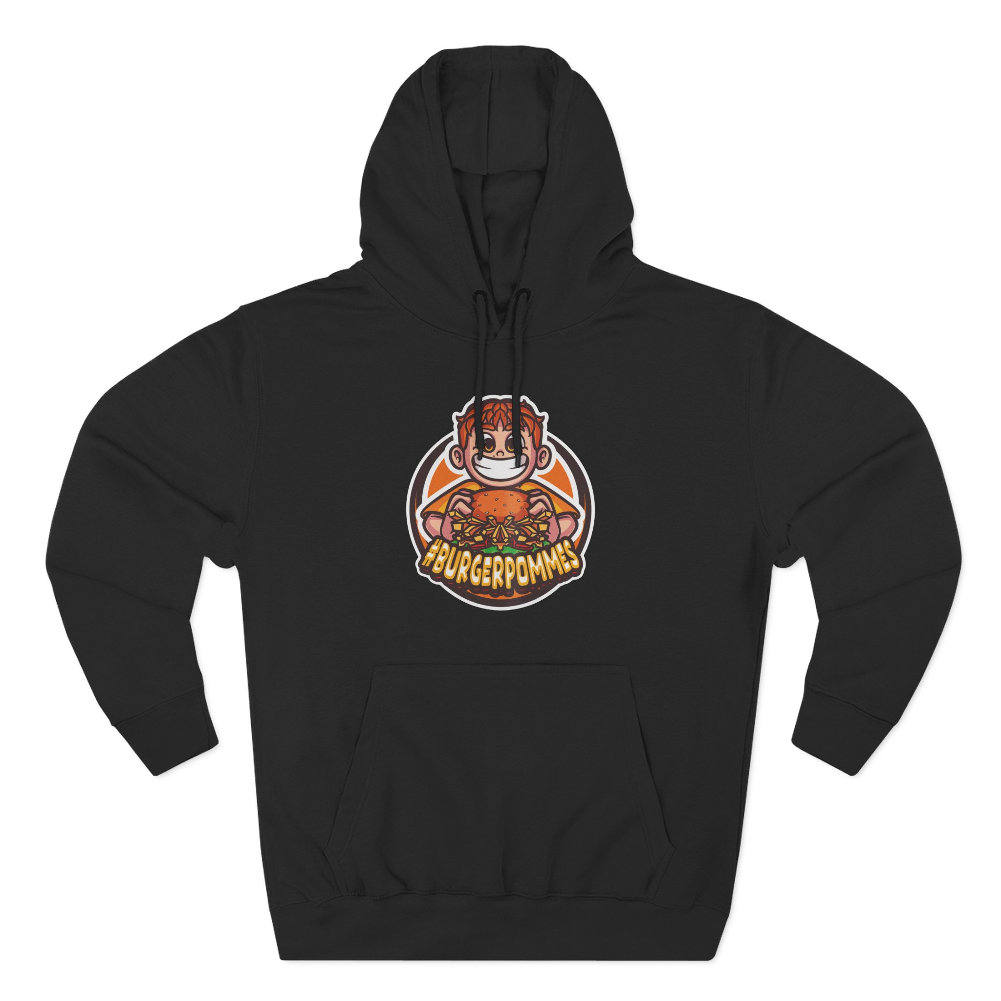 Burger Pommes Three-Panel Fleece Hoodie