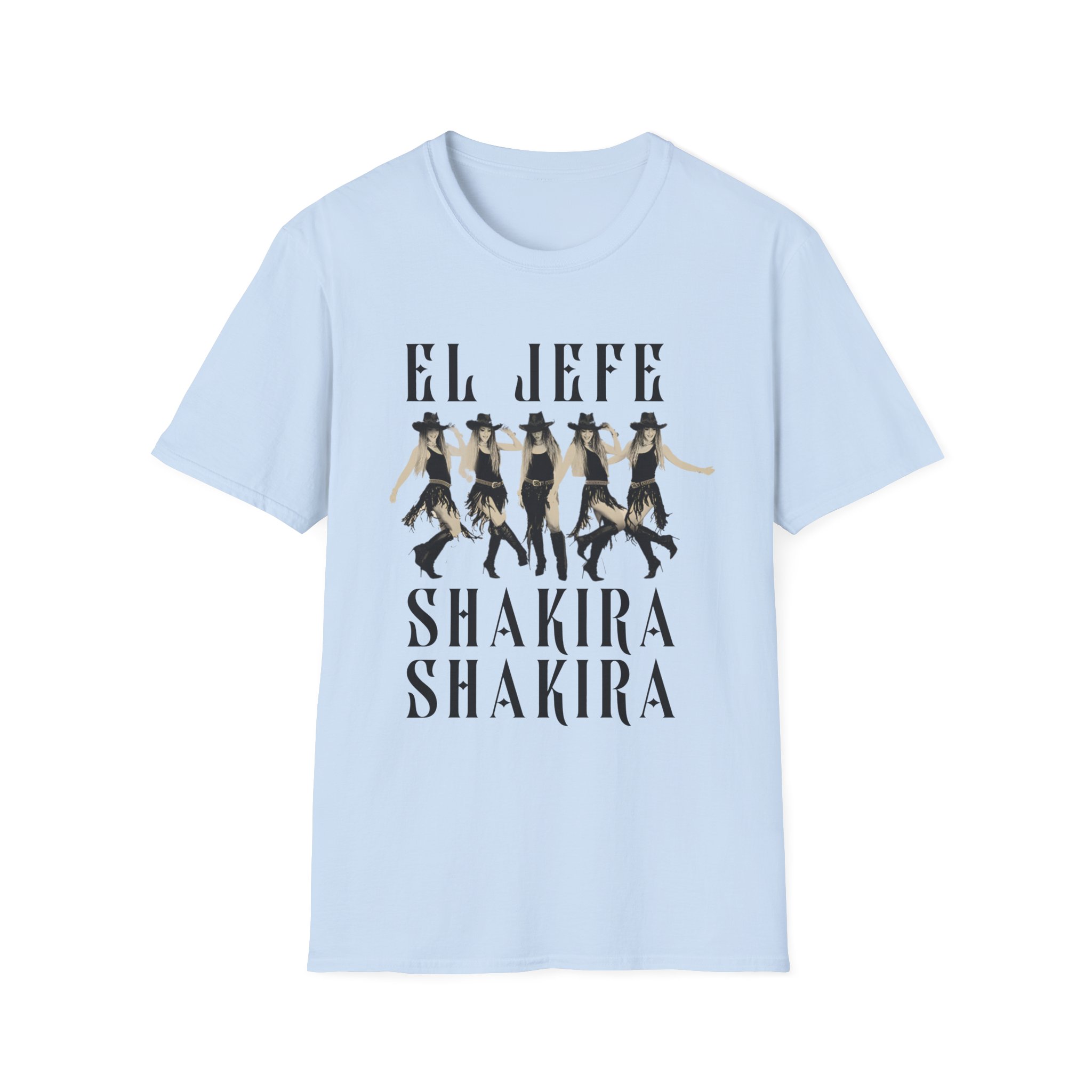 Shakira El Jefe Dancer Unisex Softstyle T-Shirt