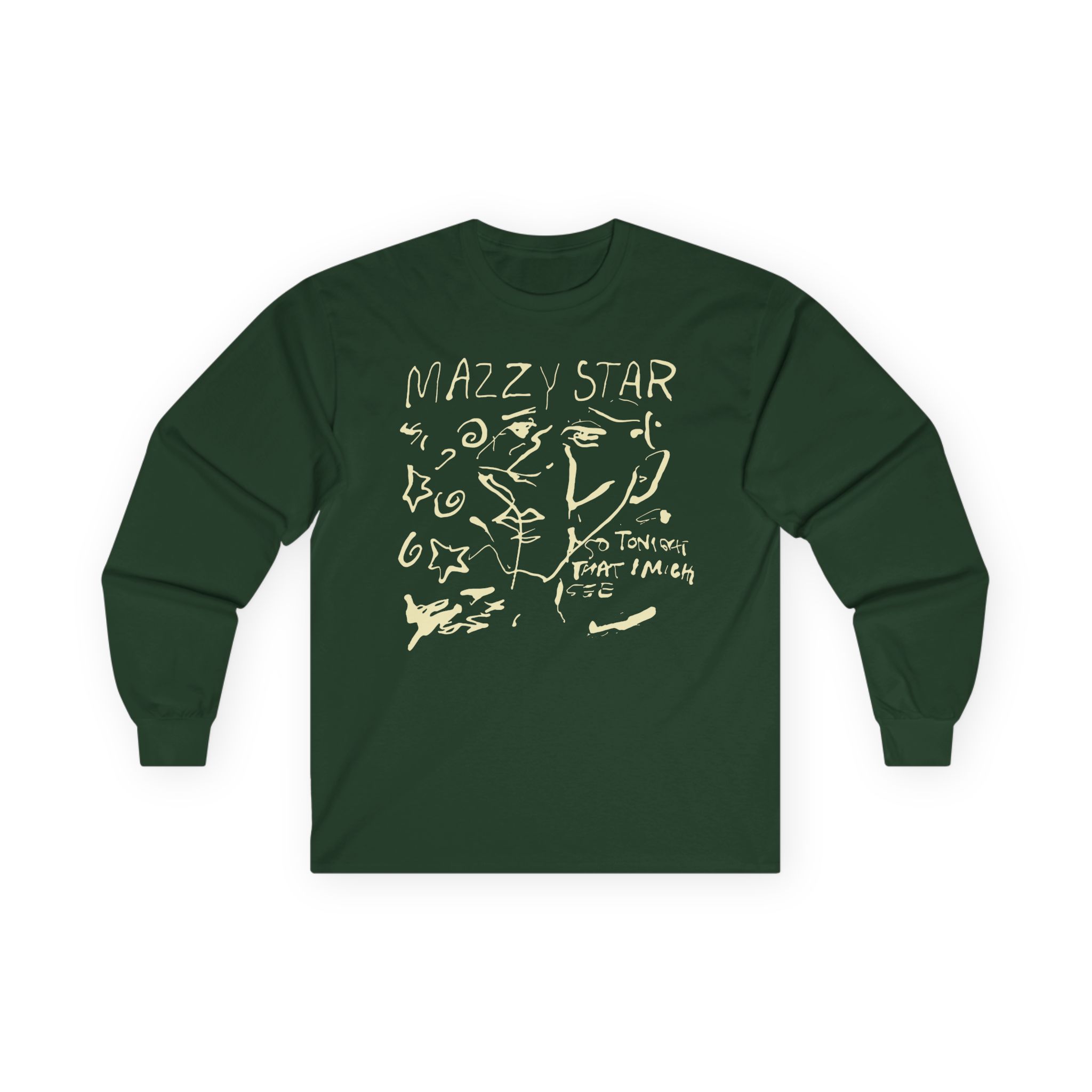 Binchtopia Max Wearing Mazzy Star 90s Unisex Ultra Cotton Long Sleeve Tee