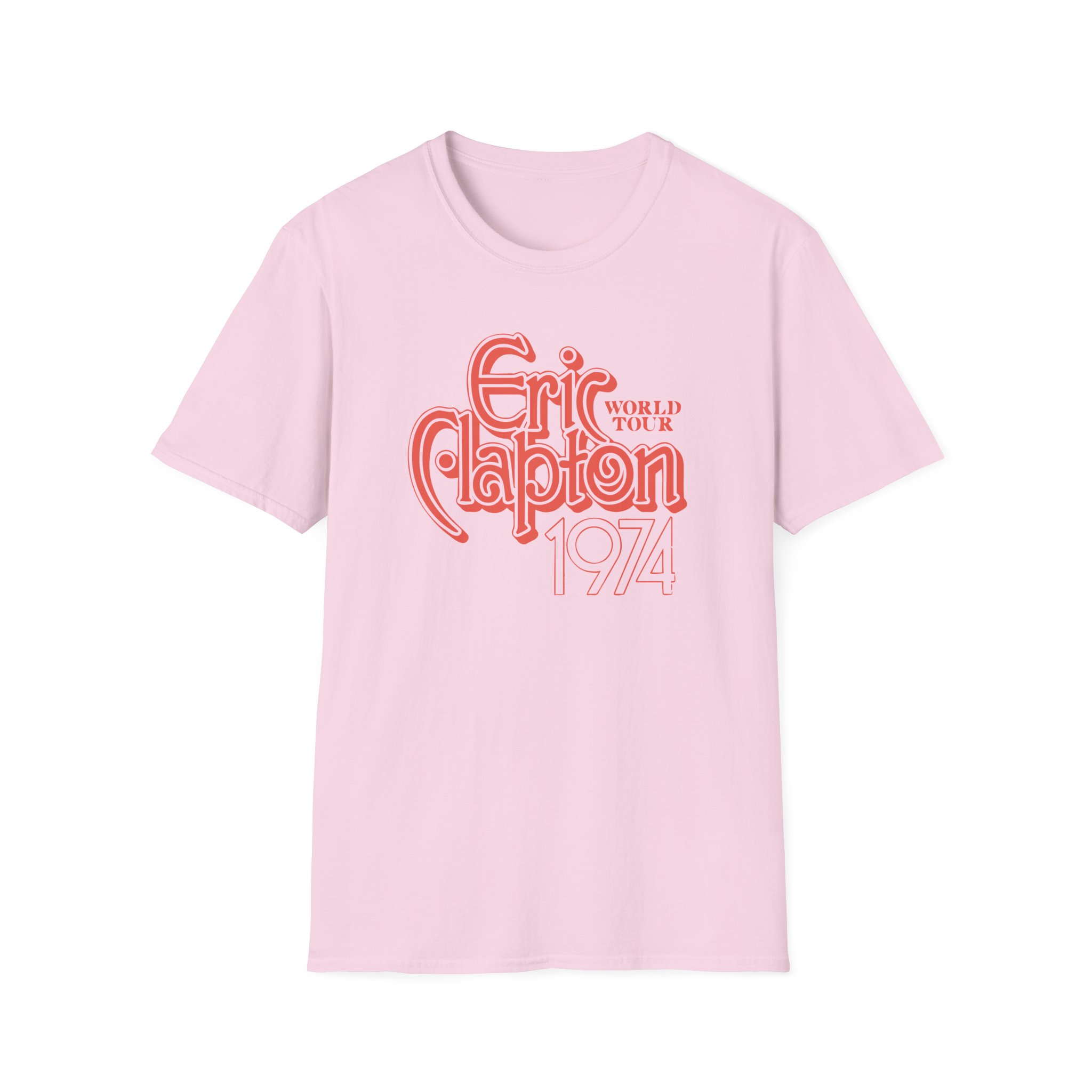 Eric Clapton World Tour 1974 Unisex Softstyle T-Shirt