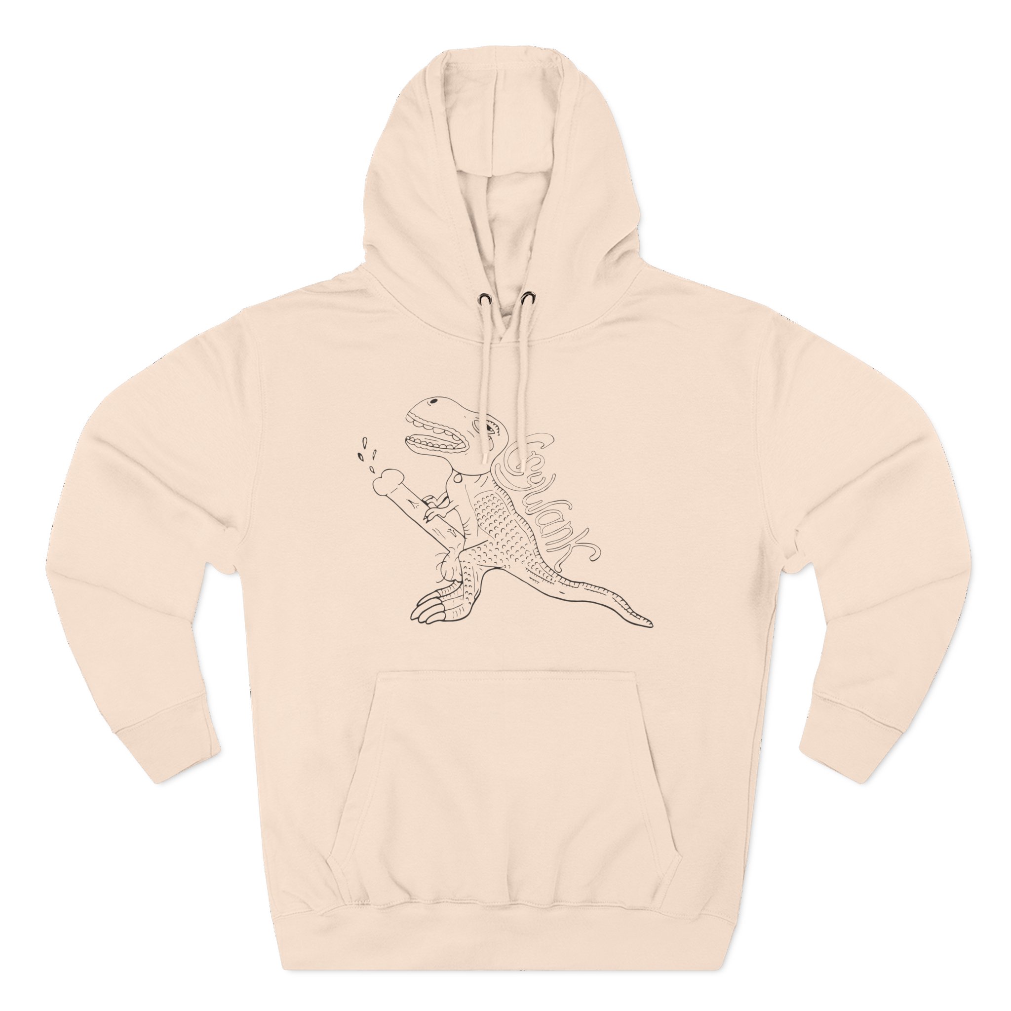 Crywank Three-Panel Fleece Hoodie