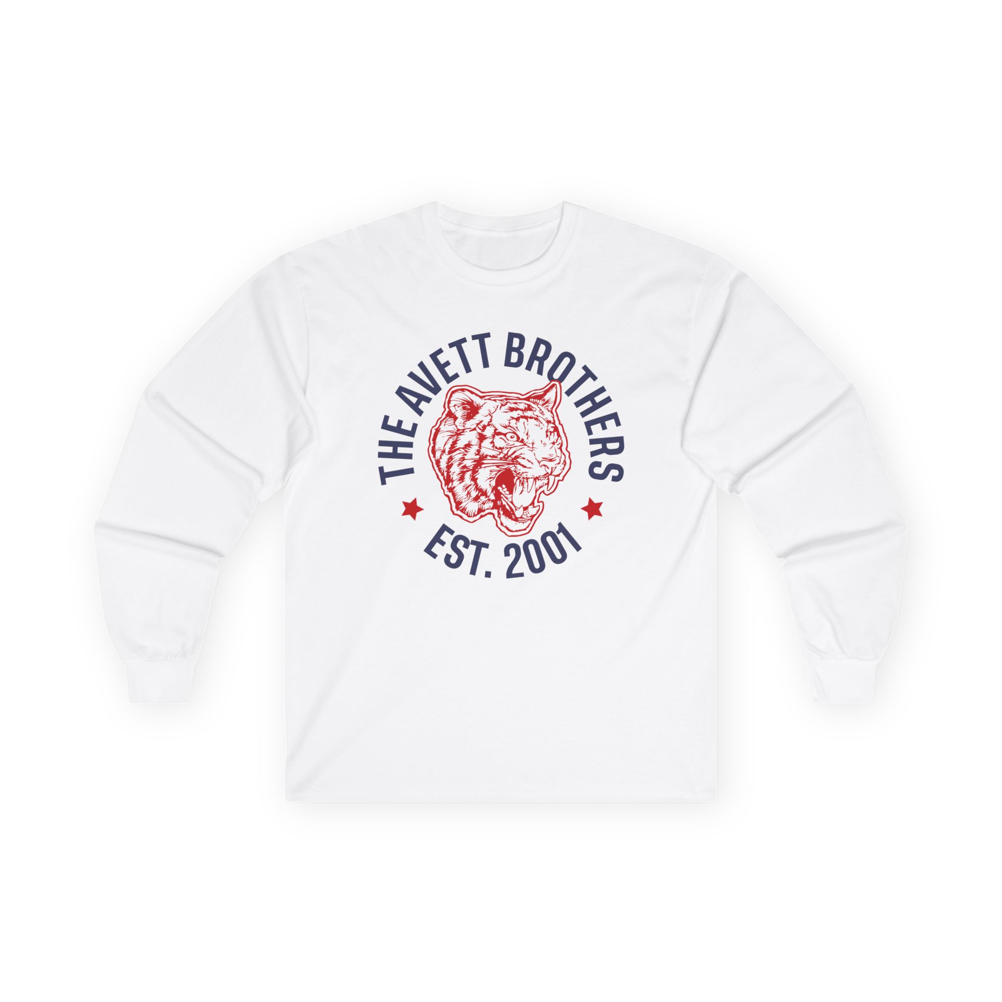 Avett Brothers Tiger Raglan Unisex Ultra Cotton Long Sleeve Tee