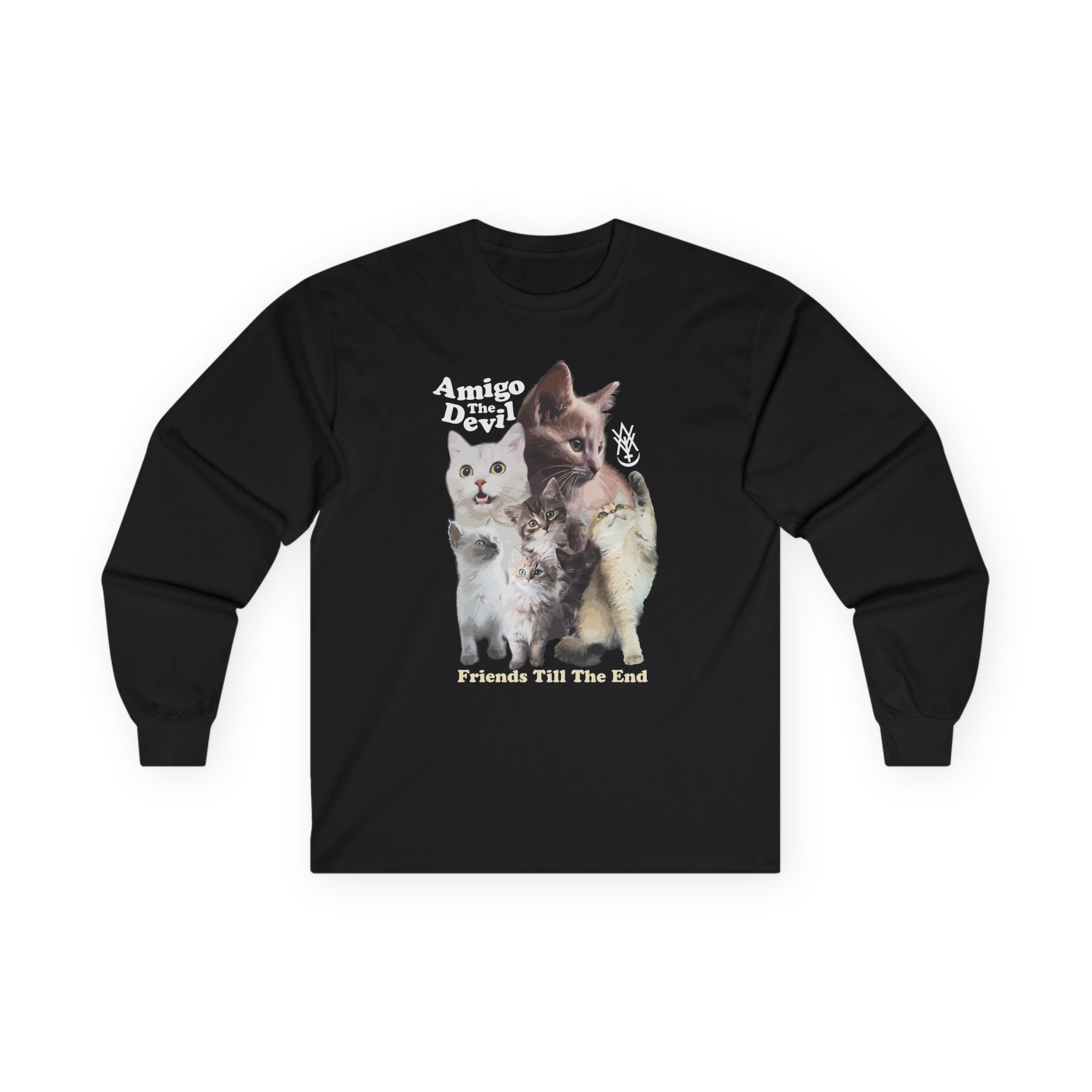 Amigo the Devil Too Many Puppies Unisex Ultra Cotton Long Sleeve Tee