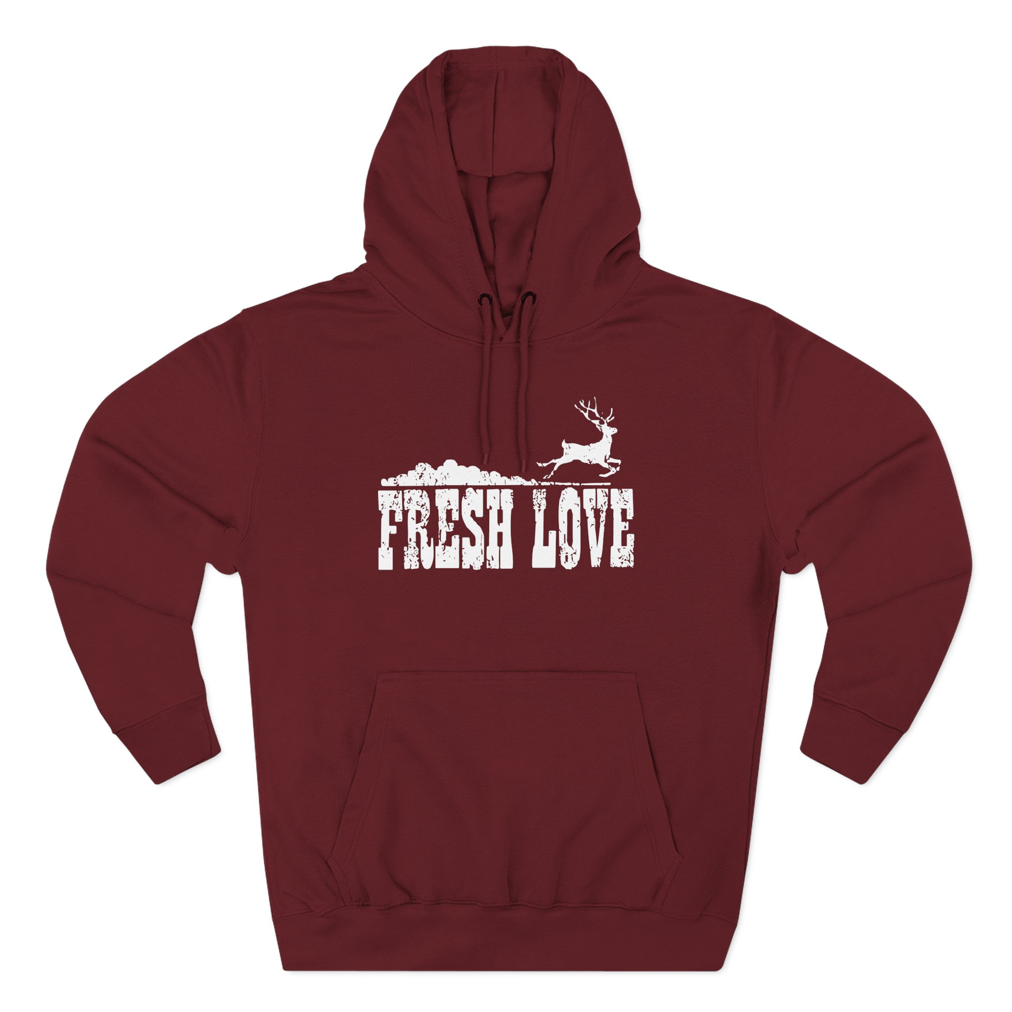 Fresh Love Three-Panel Fleece Hoodie