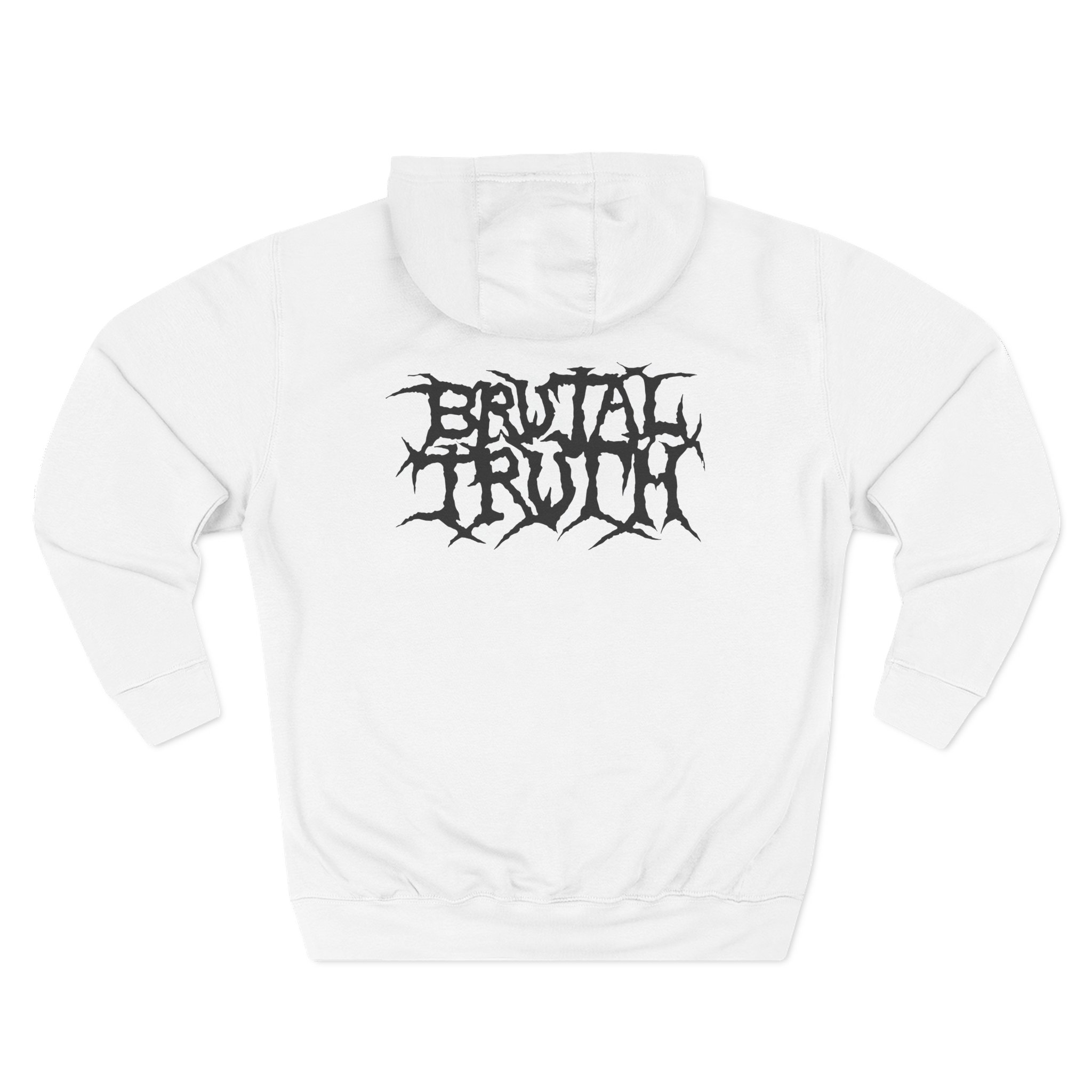 Brutal Truth I Weed Grind Three-Panel Fleece Hoodie