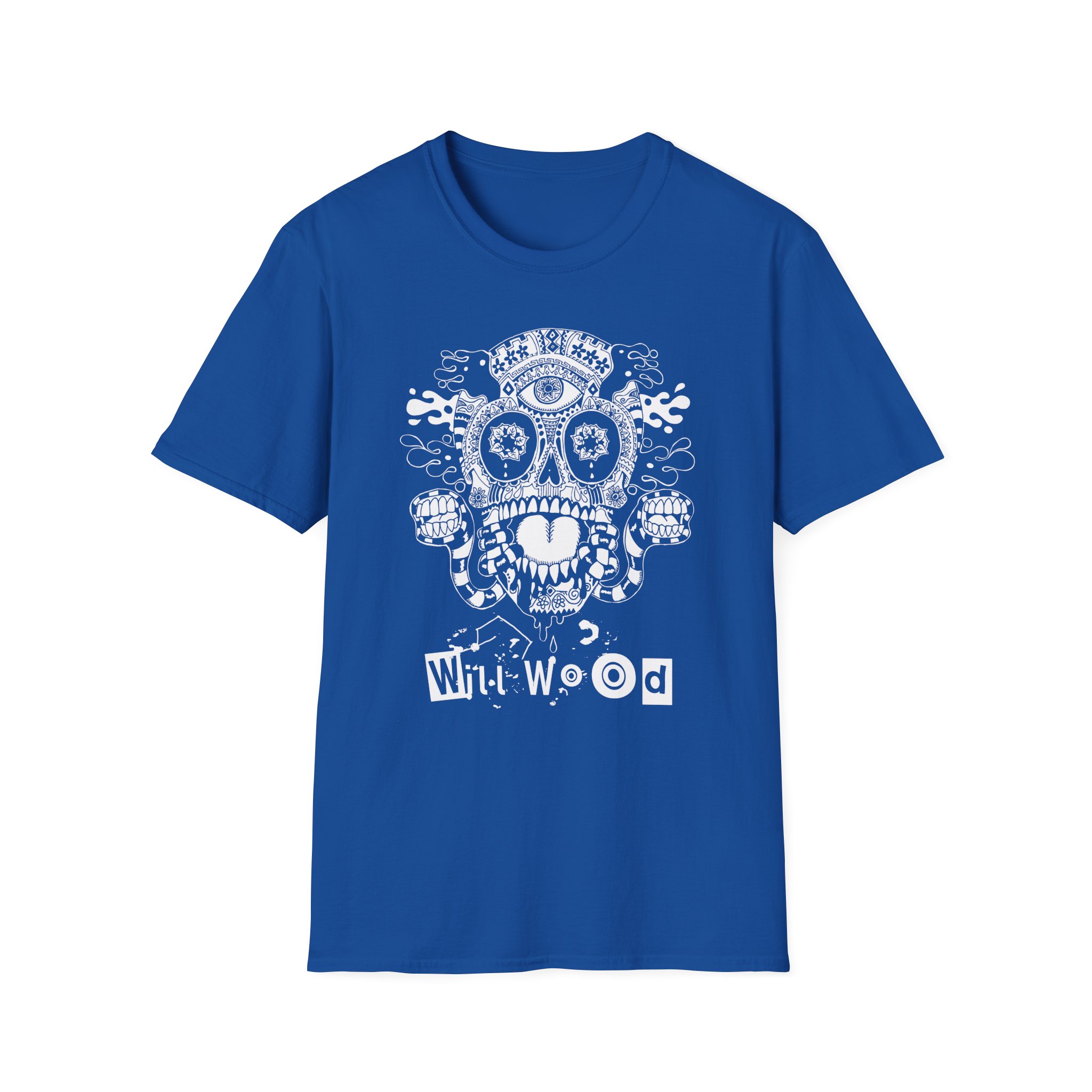 Will Wood Host Skull Unisex Softstyle T-Shirt