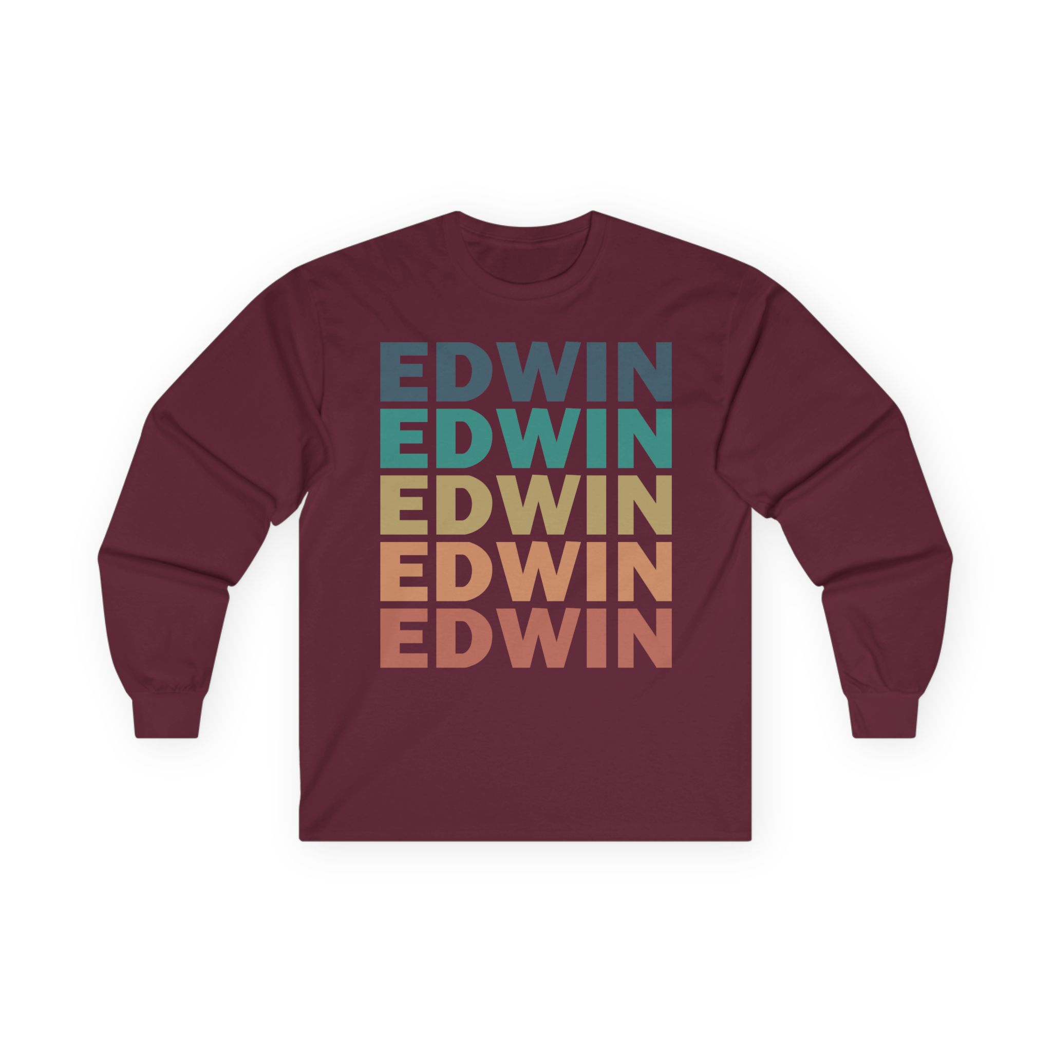 Edwin Rosen Retro Unisex Ultra Cotton Long Sleeve Tee