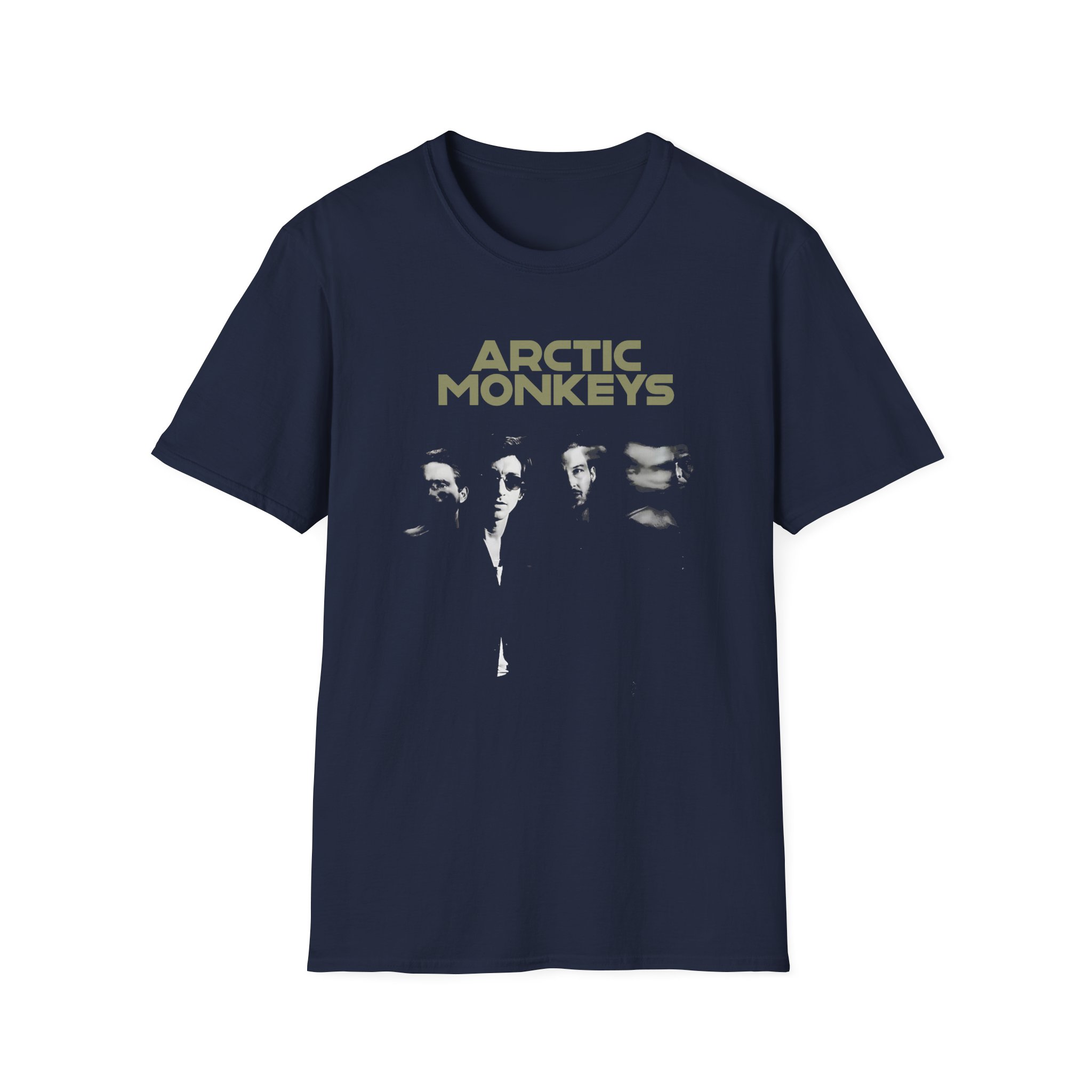 Arctic Monkeys Distorted Photo Unisex Softstyle T-Shirt