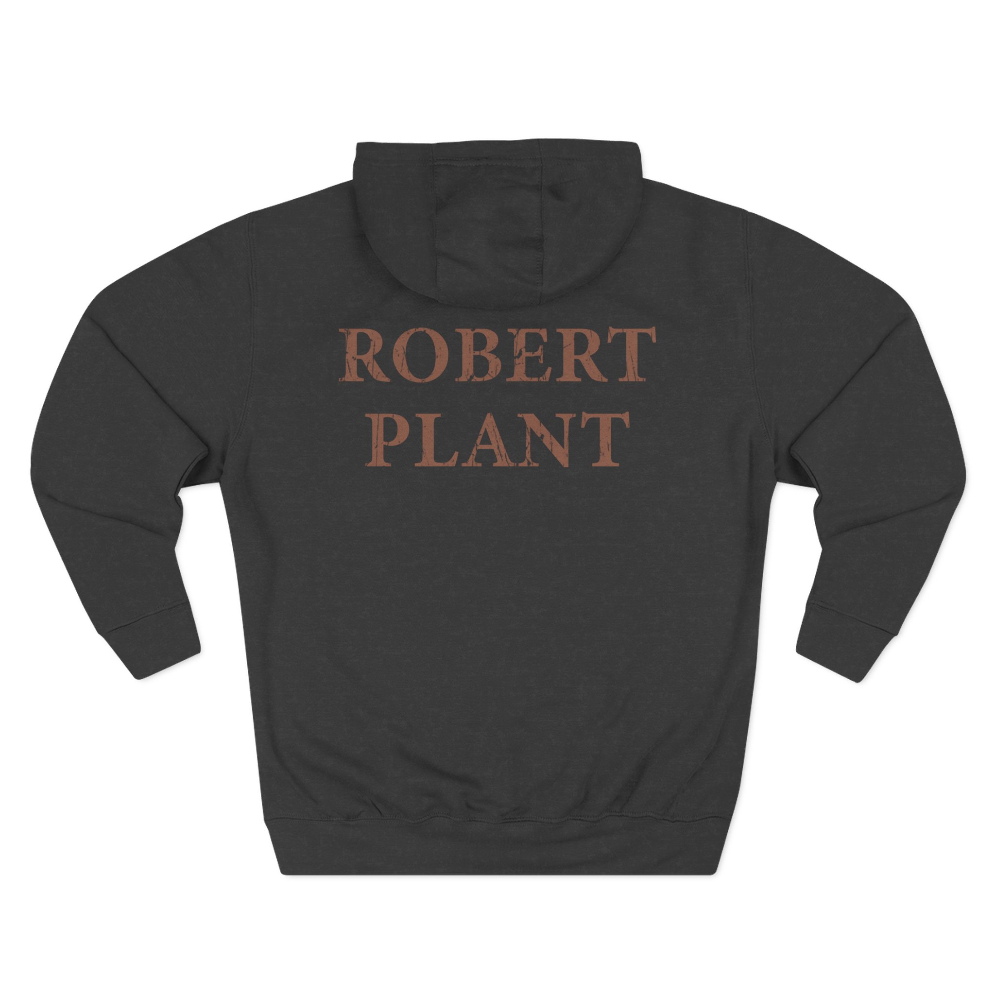 Robert Plant Distressed Feather Logo Three-Panel Fleece Hoodie