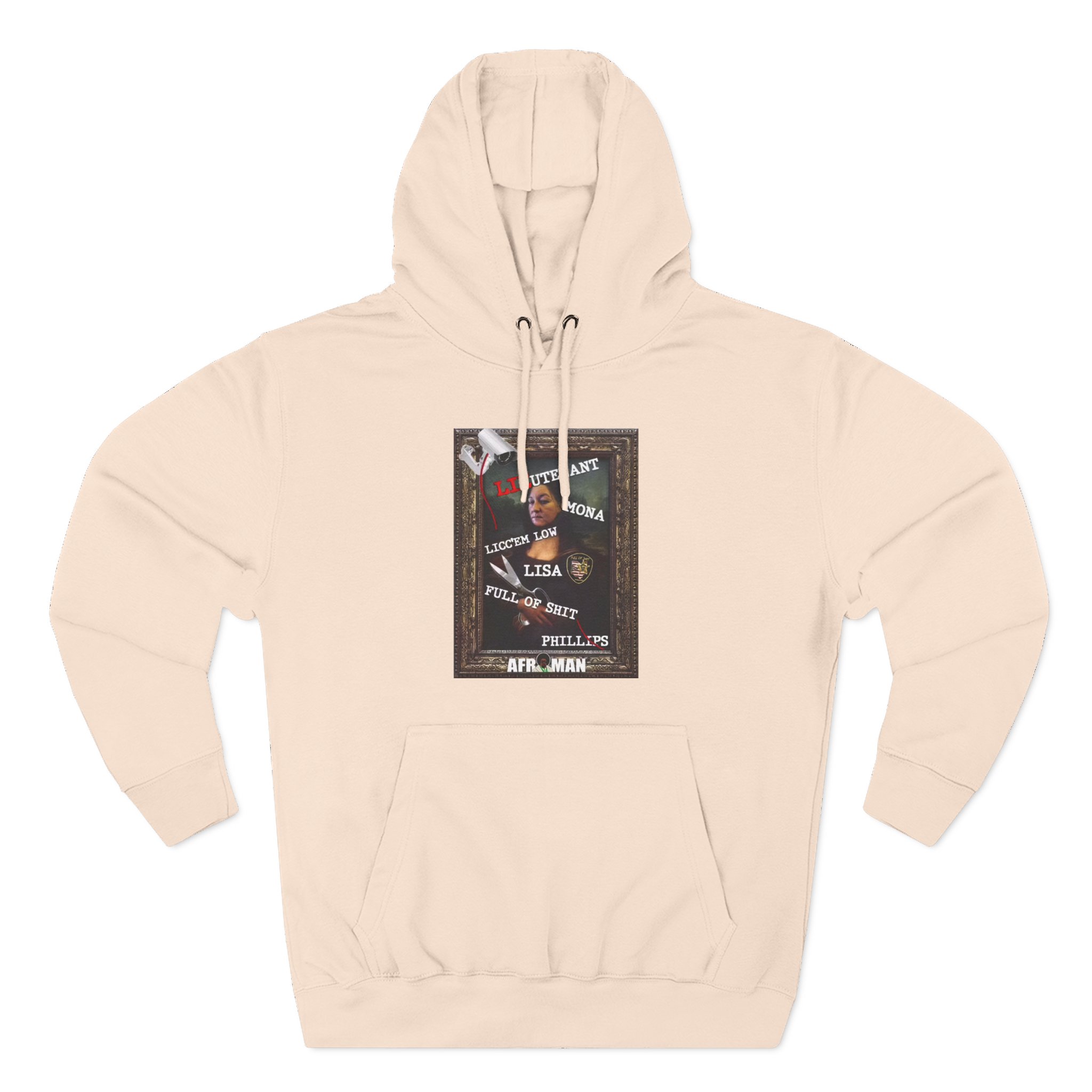 Afroman Lt Licc’em Low Lisa Full of Shit Phillips Three-Panel Fleece Hoodie