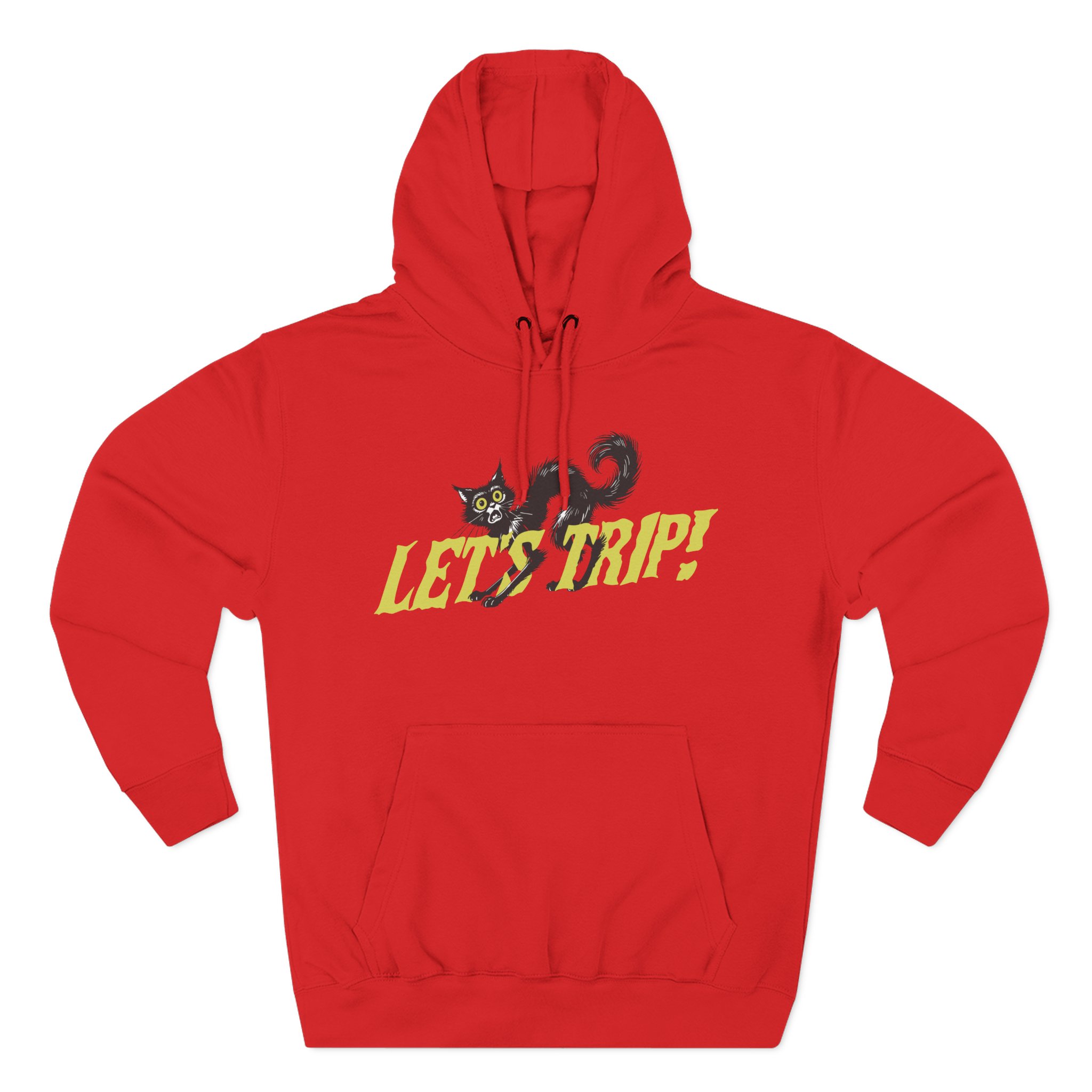 Sturniolo Let's Trip Cat Three-Panel Fleece Hoodie