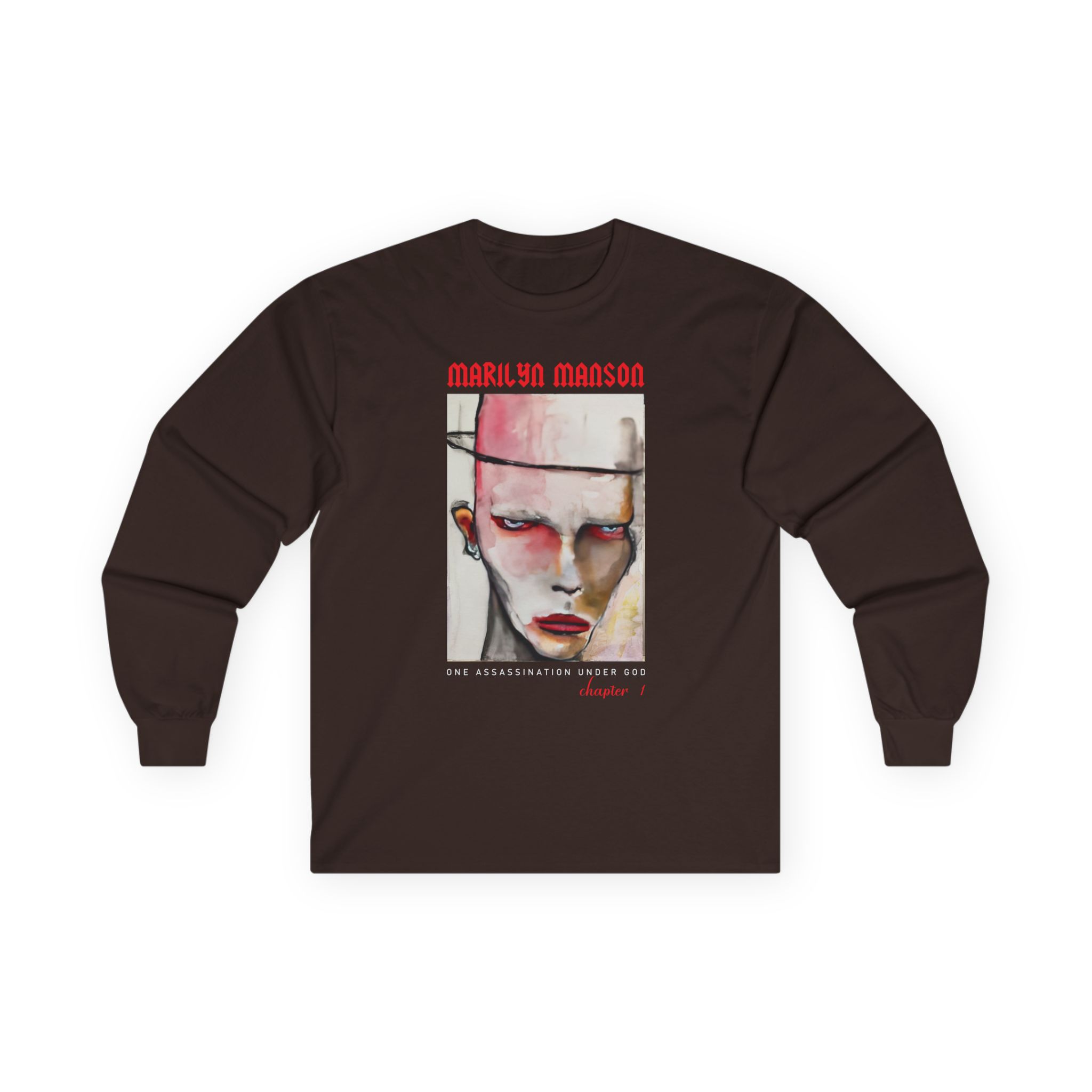 Marilyn Manson One Assassination Under God Unisex Ultra Cotton Long Sleeve Tee
