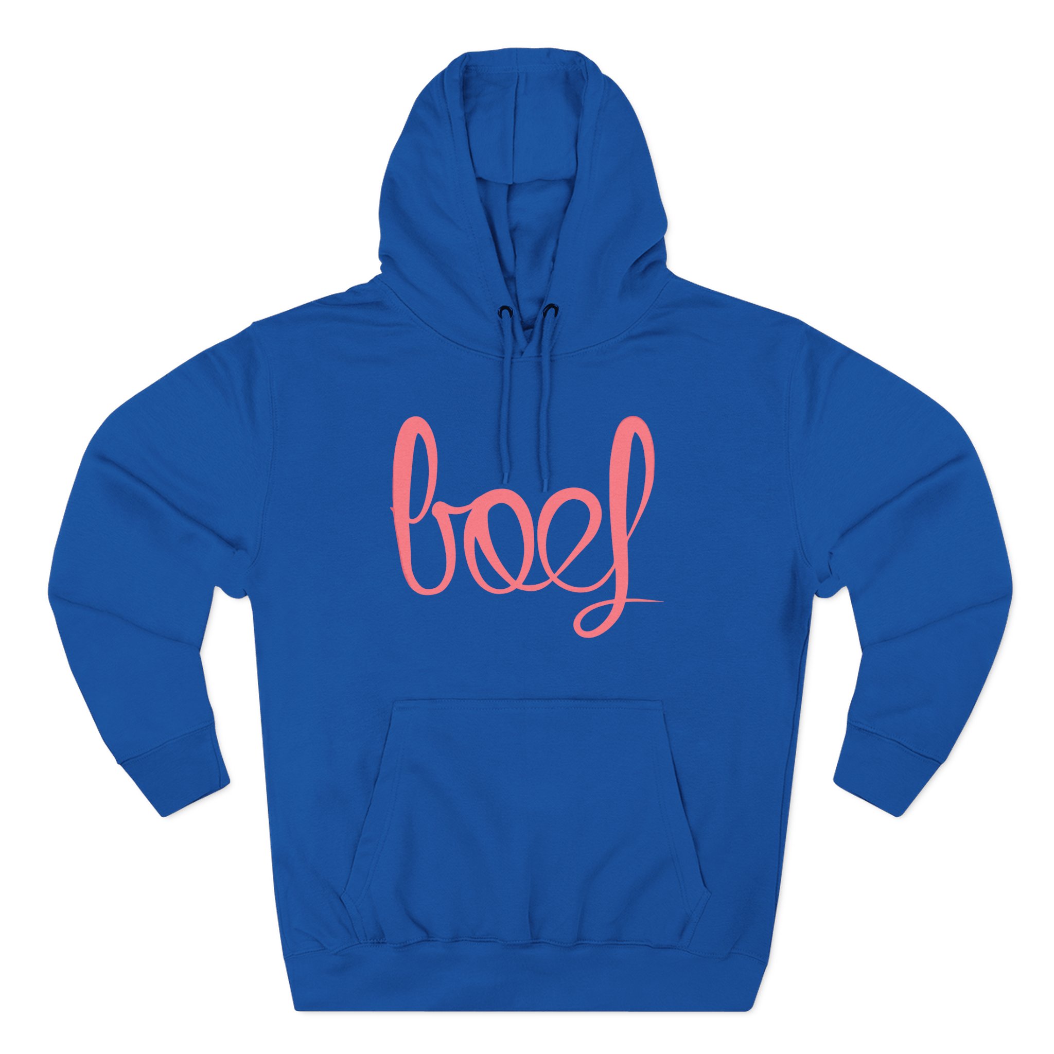 Boef Three-Panel Fleece Hoodie