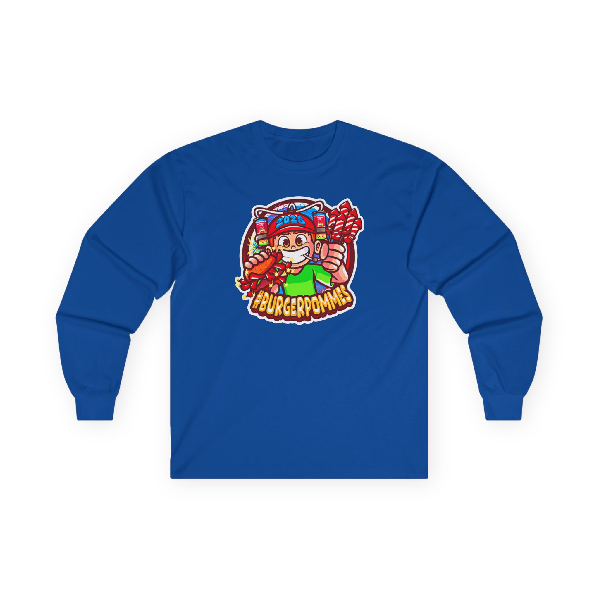 Burger Pommes Unisex Ultra Cotton Long Sleeve Tee
