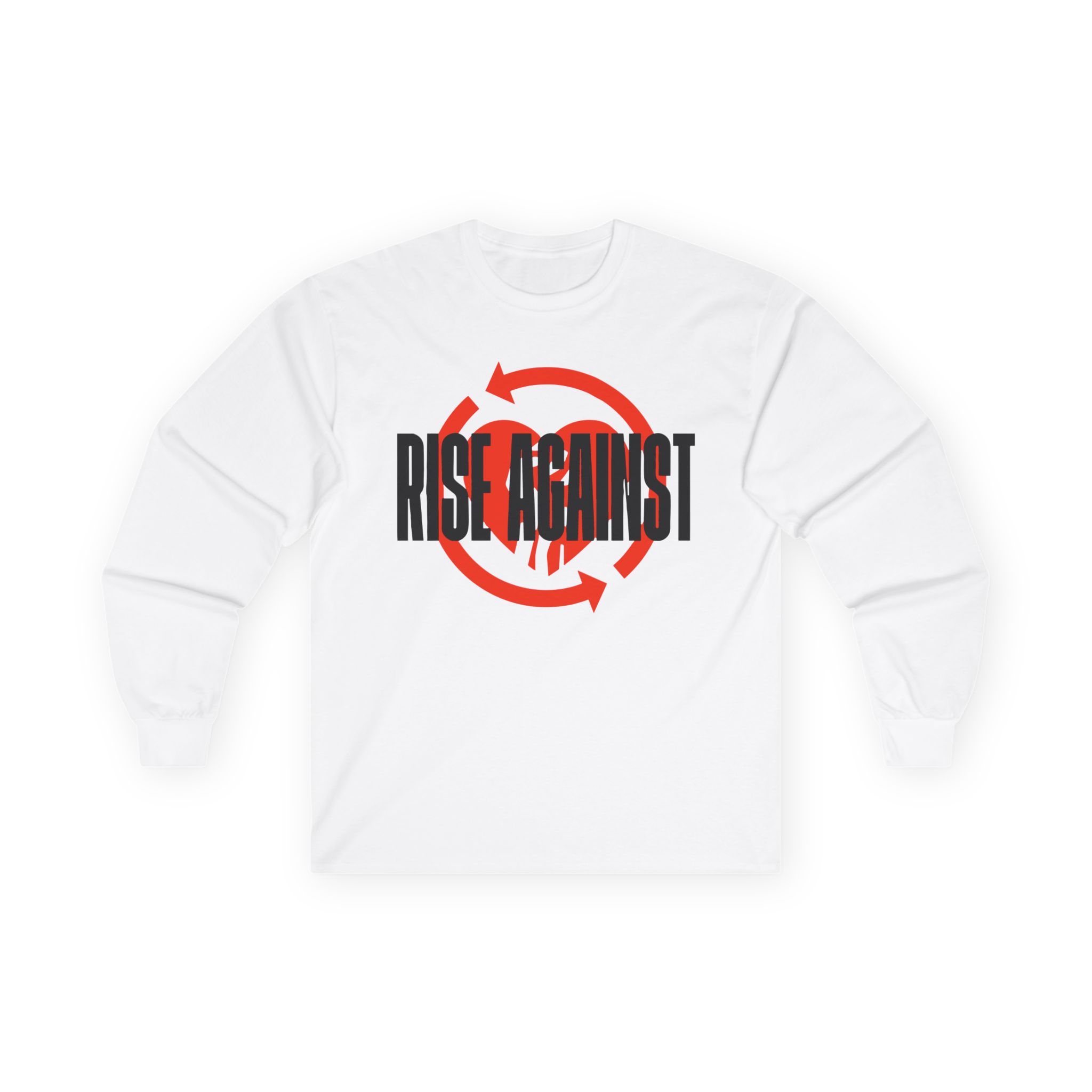 Rise Against Red Heartfist Label Unisex Ultra Cotton Long Sleeve Tee