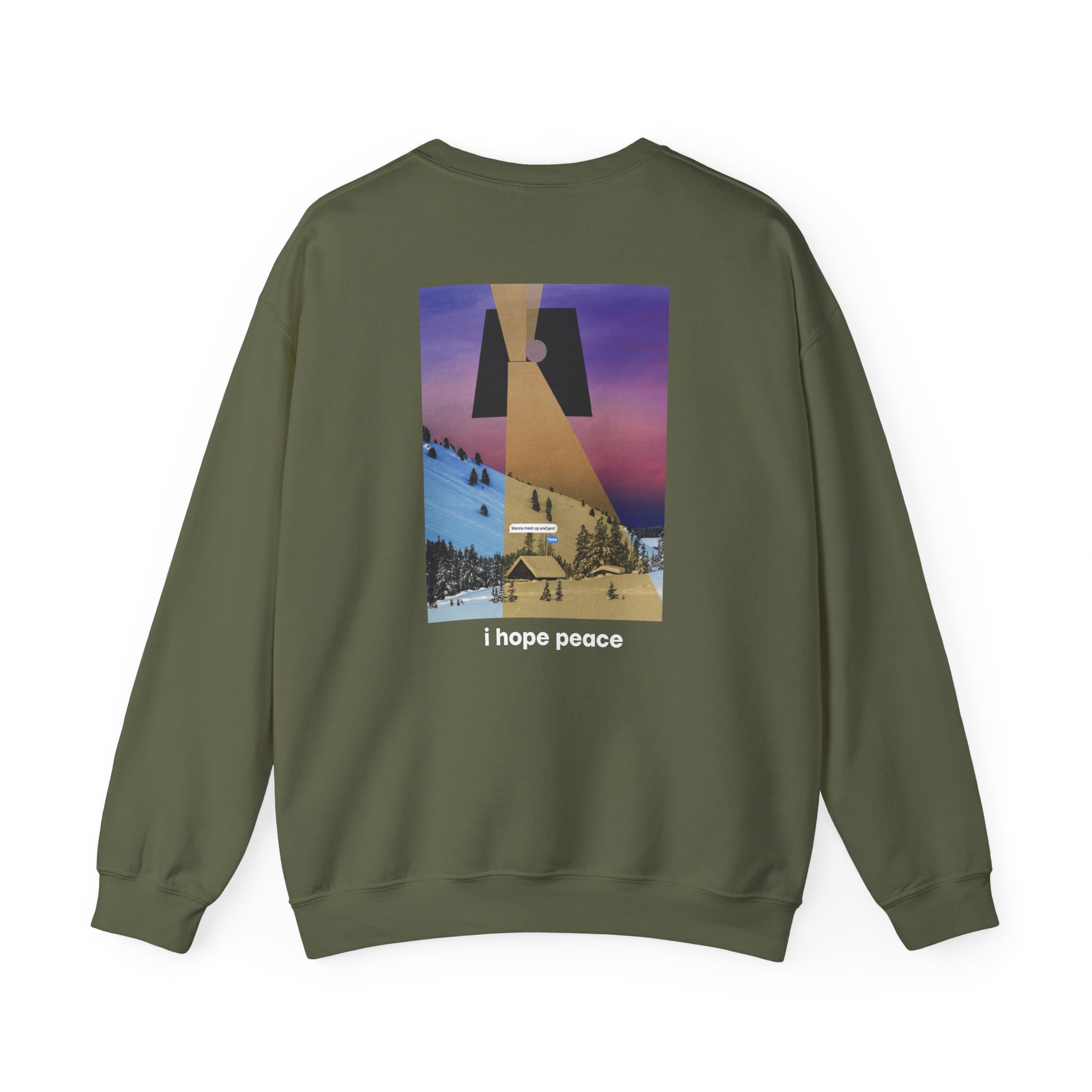 Chon I Hope Peace Unisex Heavy Blendâ„¢ Crewneck Sweatshirt