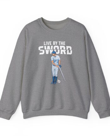 Trevor Bauer Live By The Sword Unisex Heavy Blend™ Crewneck Sweatshirt